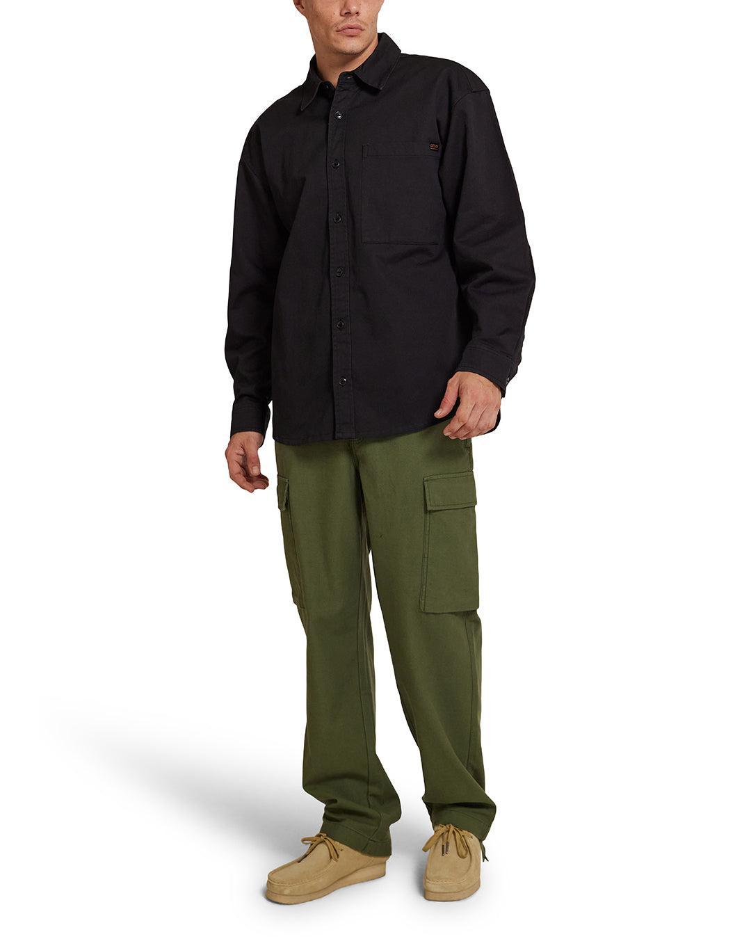 Frizell Twill Shirt - Anthracite Product Image