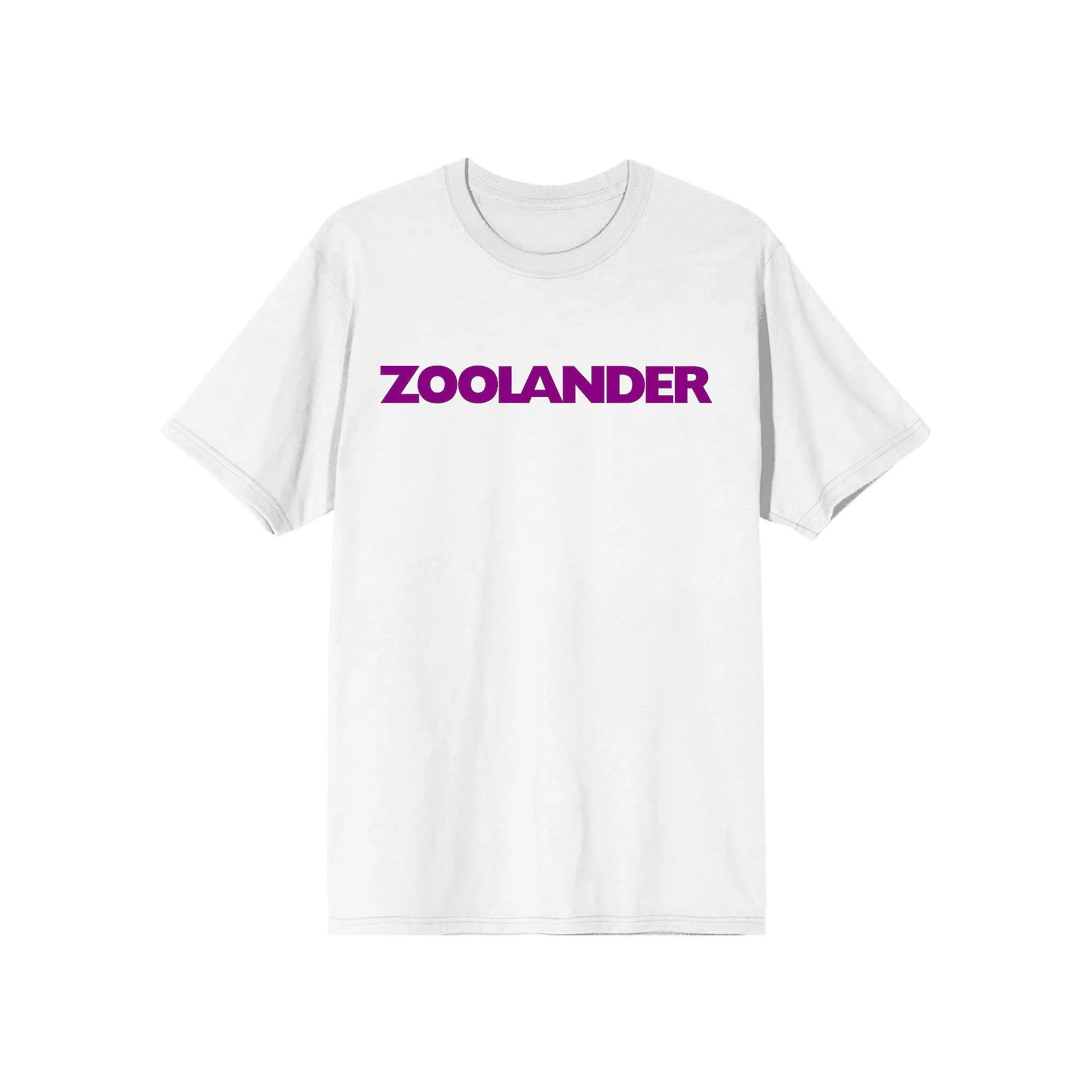 Men's Zoolander Logo Crew Graphic Tee, Size: Large, White Product Image