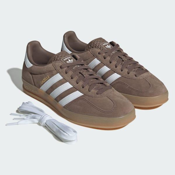 adidas Gazelle Indoor Shoes Olive Strata M 14 / W 15 Unisex Product Image