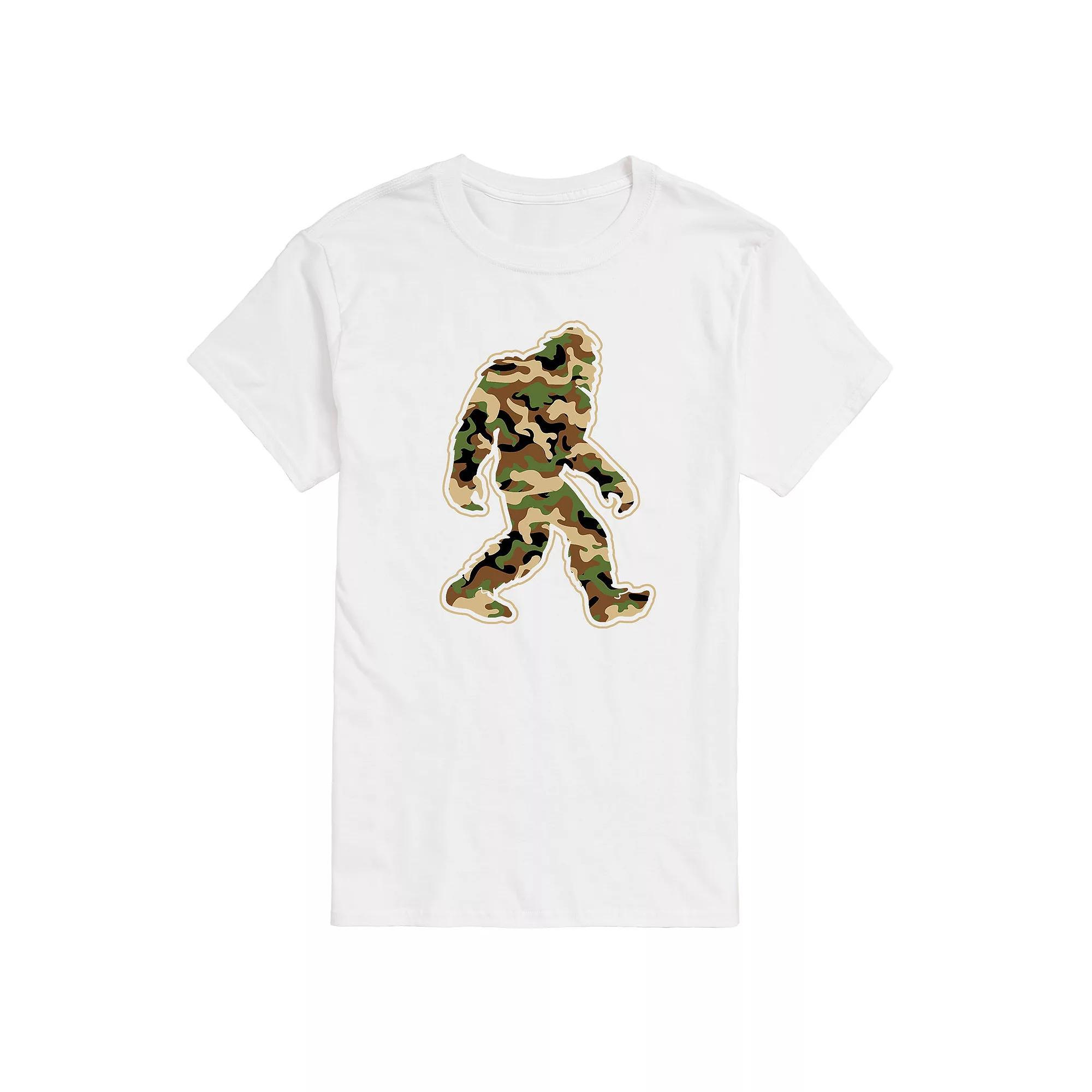 Big & Tall Sasquatch Camo Graphic Tee, Men's,  Product Image