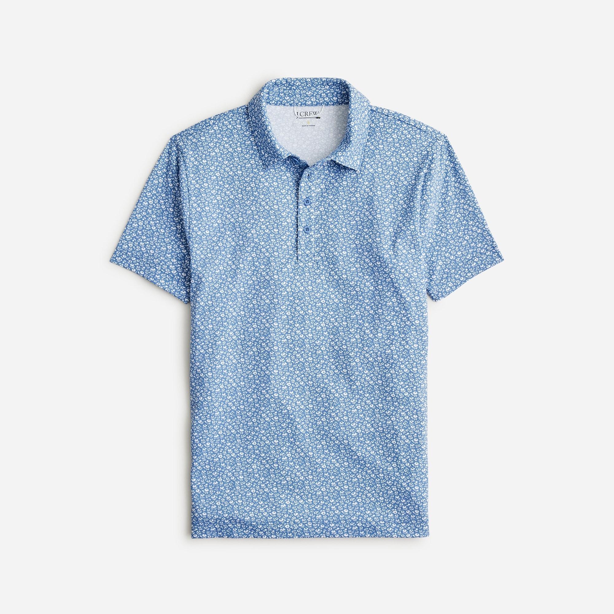 Performance polo shirt with COOLMAX® in print Product Image