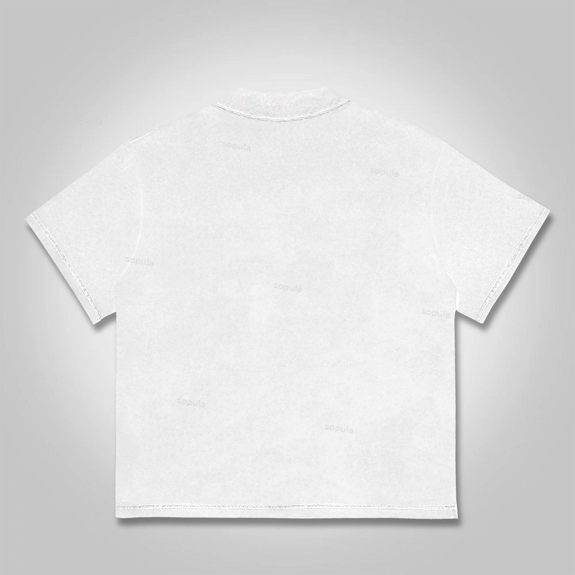 Vintage Fraternal Double Cross Graphic Cotton T-Shirt Product Image