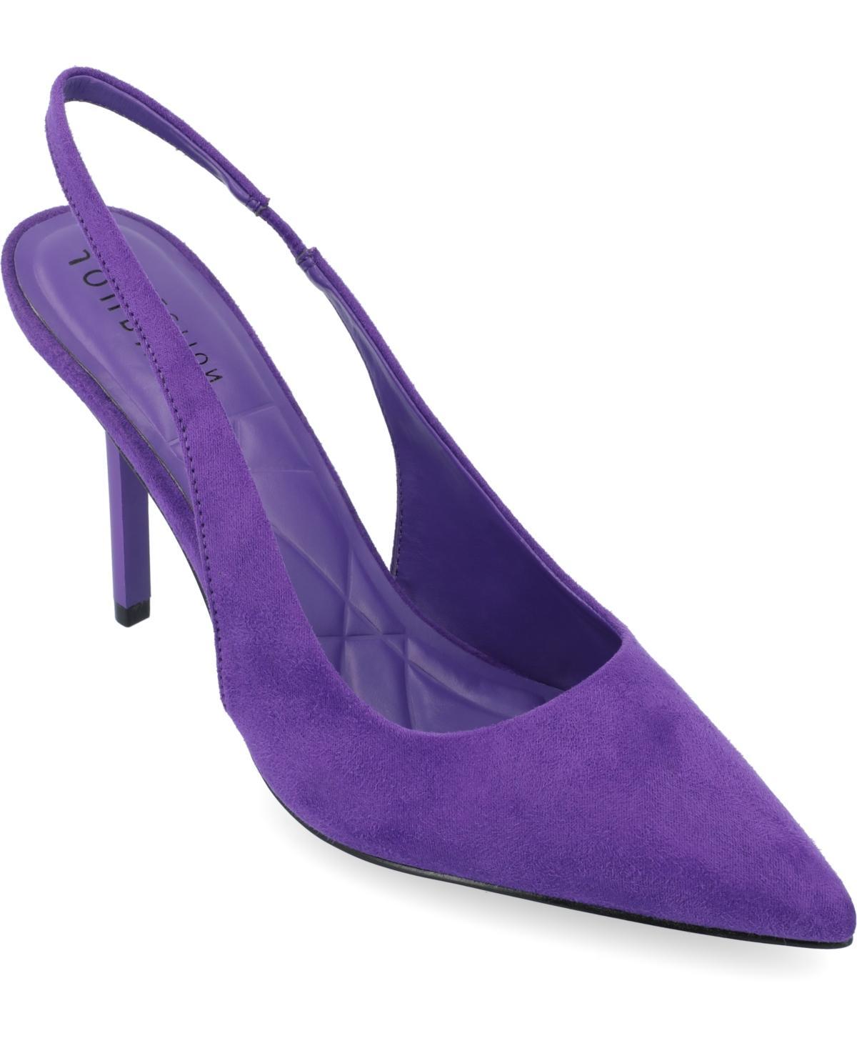 Journee Tru Comfort Foam™ Elenney Women's Slingback Heels, Size: 12, Purple Product Image