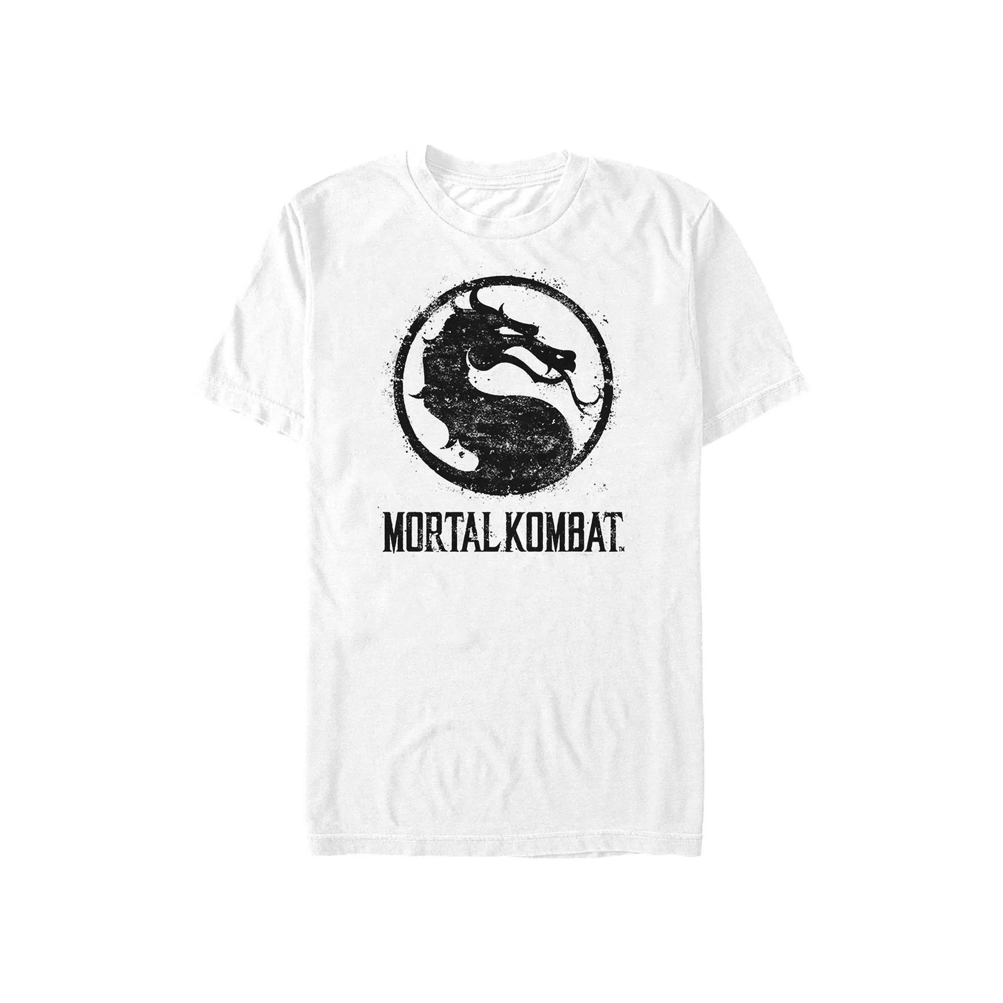 Men's Mortal Kombat Splatter Logo Graphic Tee,  Product Image