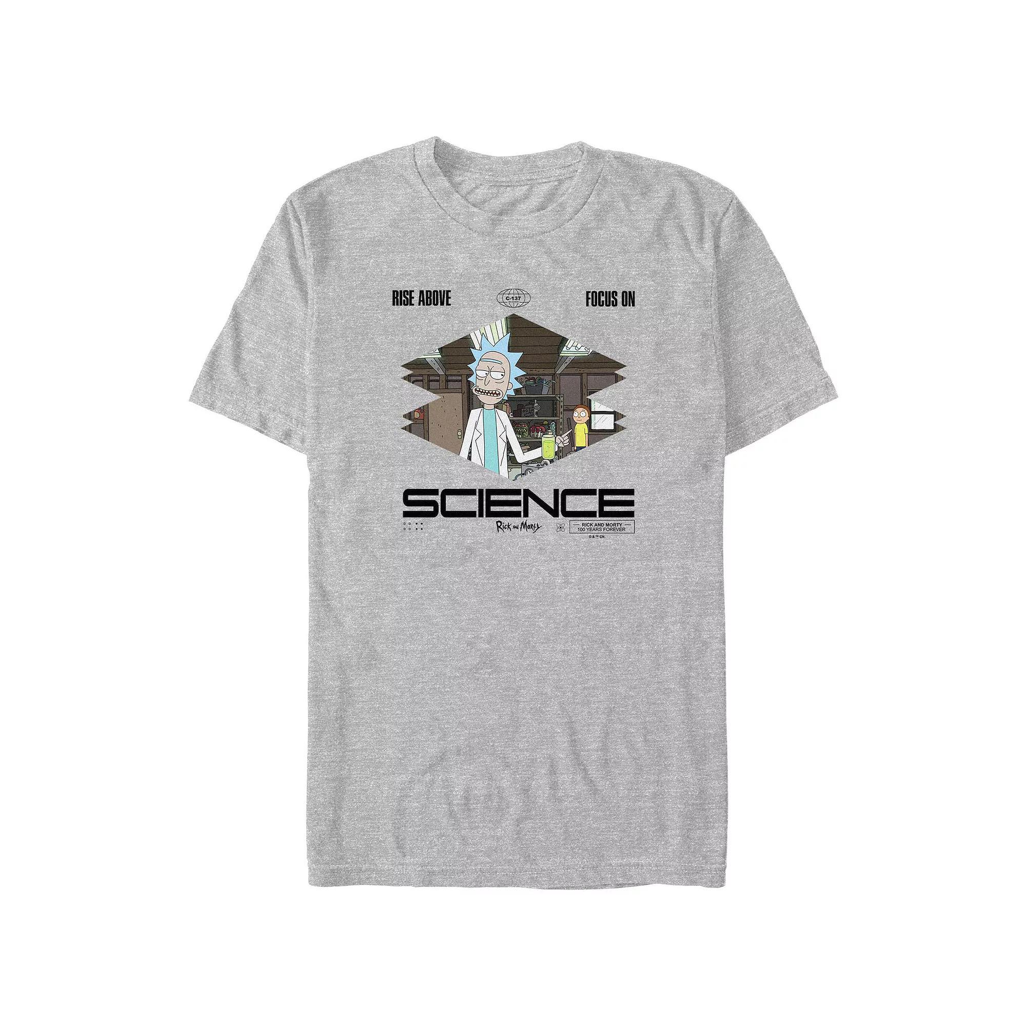 Big & Tall Rick And Morty Science Graphic Tee, Men's,  Product Image