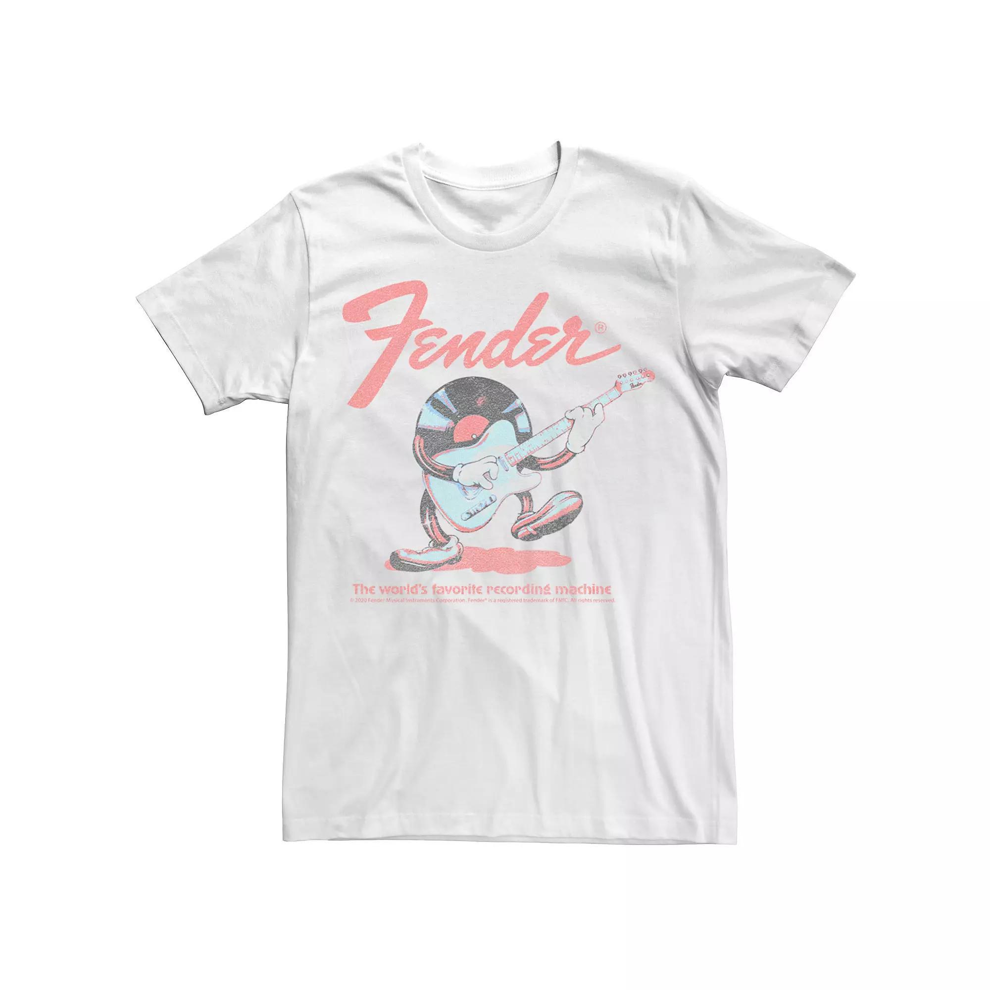 Men's Fender Vinyl Rocking Tee, Size: Medium, White Product Image