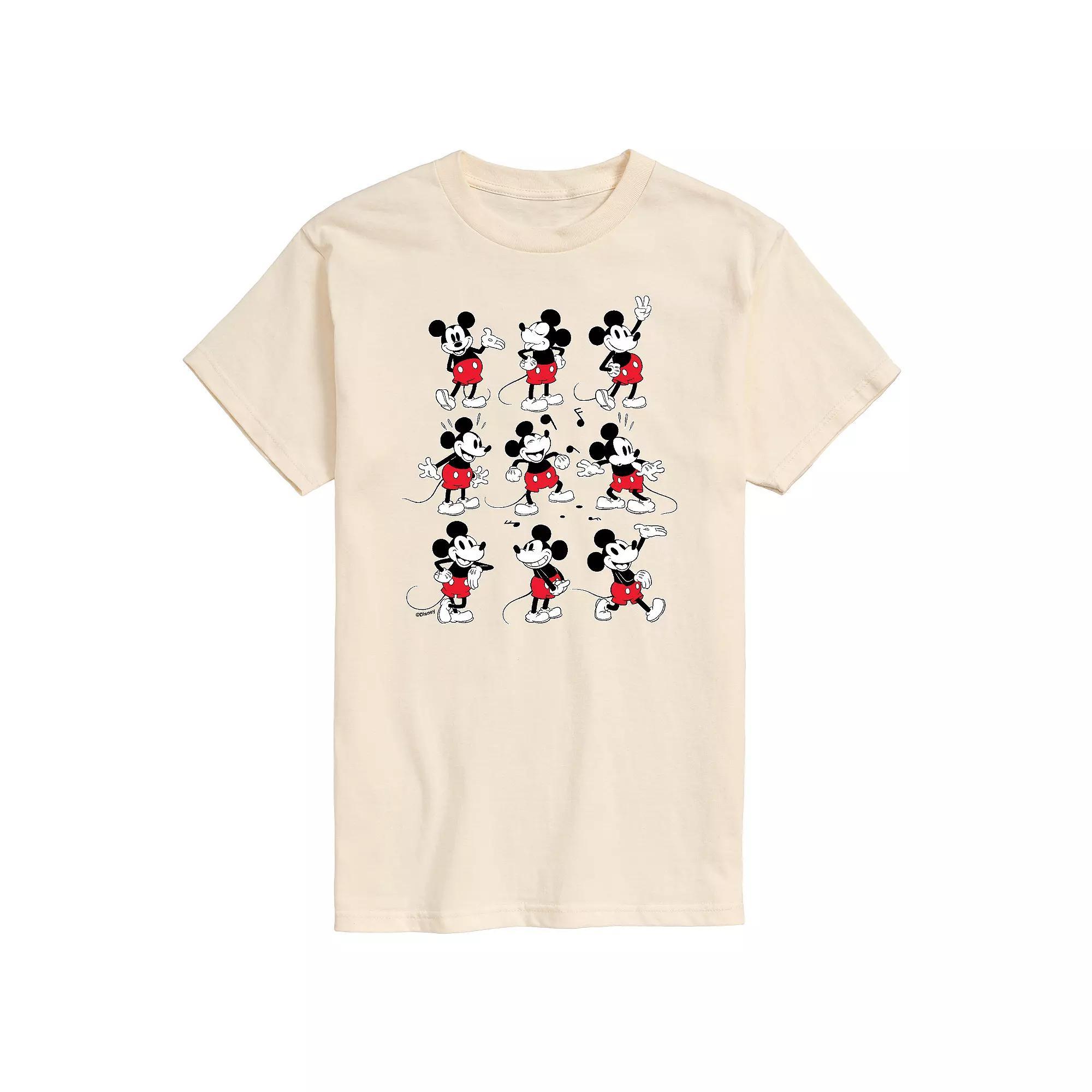 Disney's Mickey Mouse Men's Poses Grid Graphic Tee,  Product Image