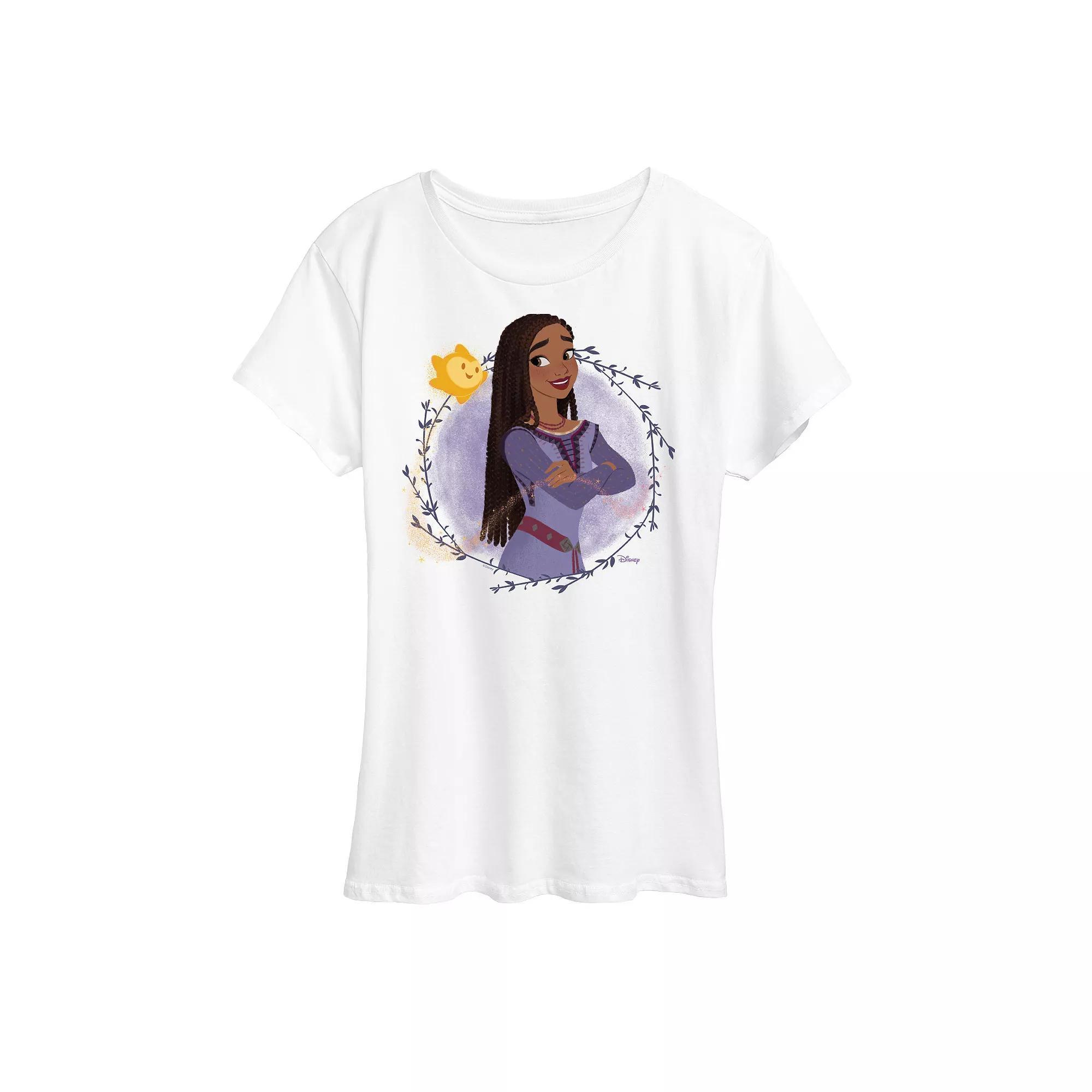 Disney's Wish Asha and Star Women's Graphic Tee, Girl's,  Product Image