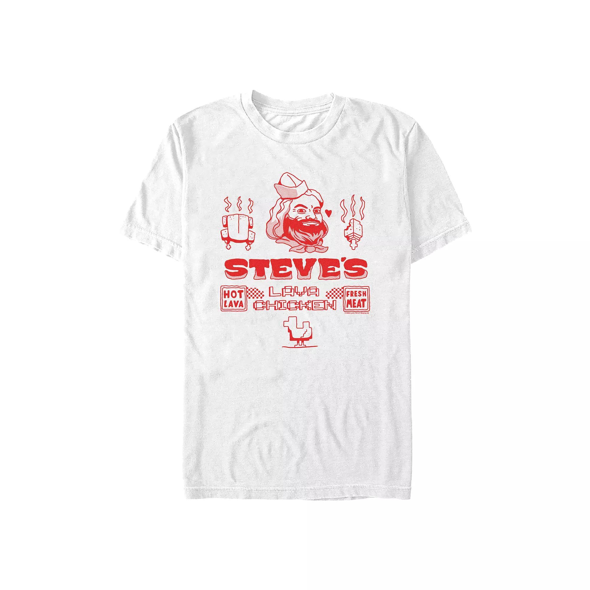 Men's Minecraft Movie Steve's Lava Chicken Graphic Tee,  Product Image