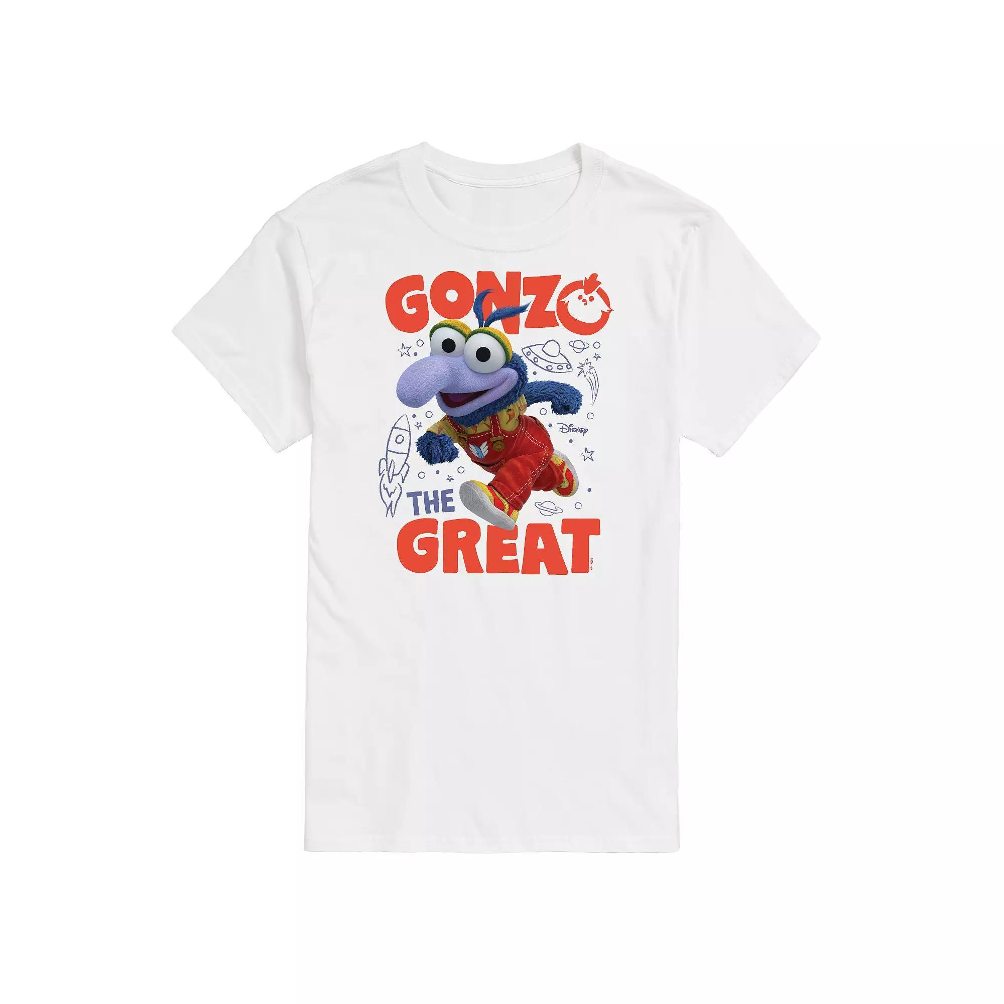 Disney's Muppet Babies Big & Tall Gonzo The Great Graphic Tee, Men's, Size: XL Tall, White Product Image