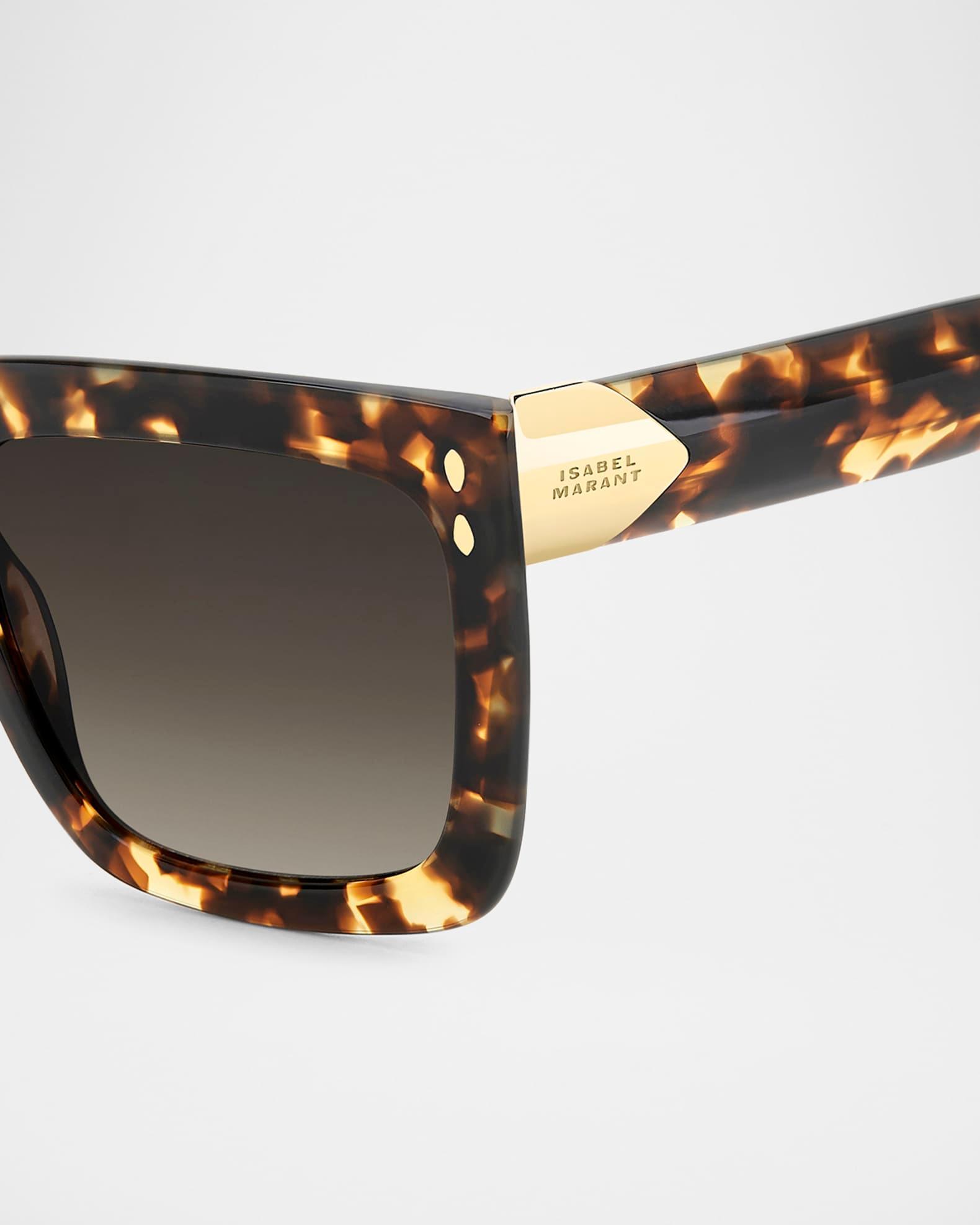 Gradient Square Acetate Sunglasses  Product Image