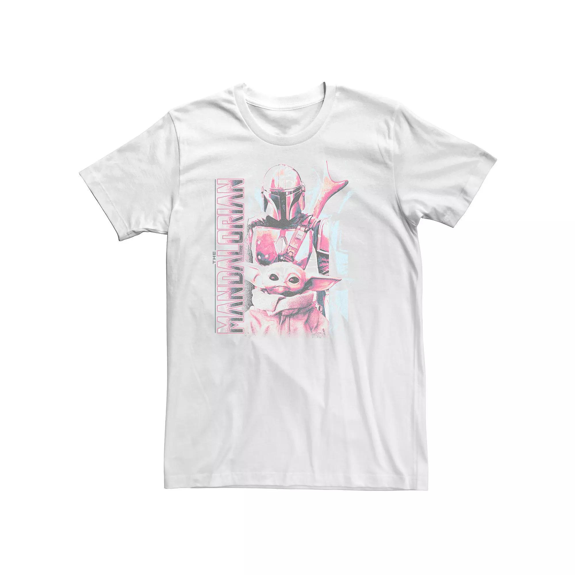 Big & Tall Star Wars The Mandalorian Baby Yoda And Djarin Tee, Men's,  Product Image