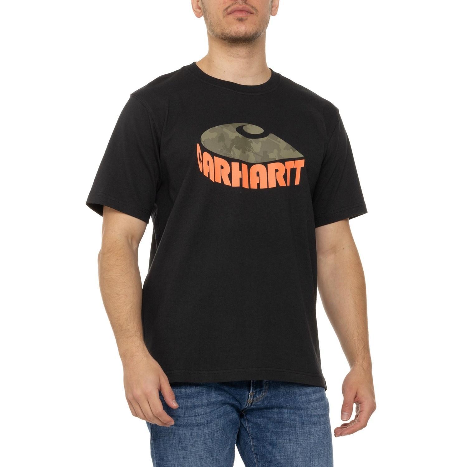 Carhartt 106155 Relaxed Fit Heavyweight Camo C Graphic T-Shirt - Short Sleeve Product Image