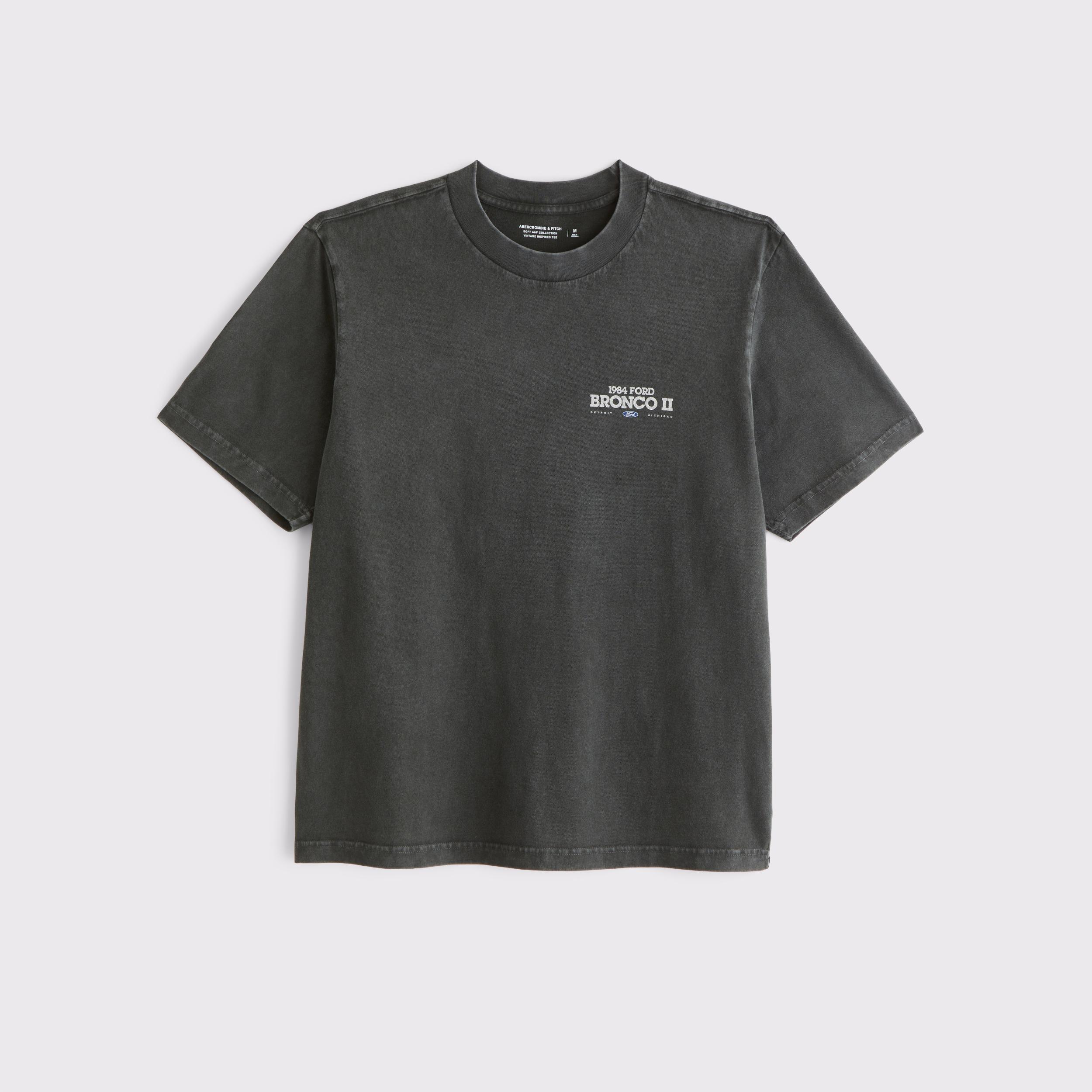 Vintage-Inspired Bronco Graphic Tee Product Image