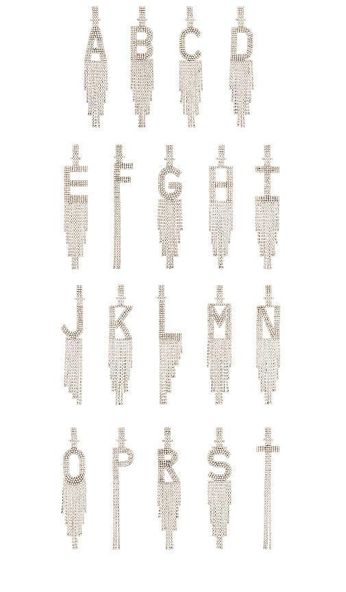 retrofete Alphabet Earring Size D, G, H, I, N, O, R, T. Product Image