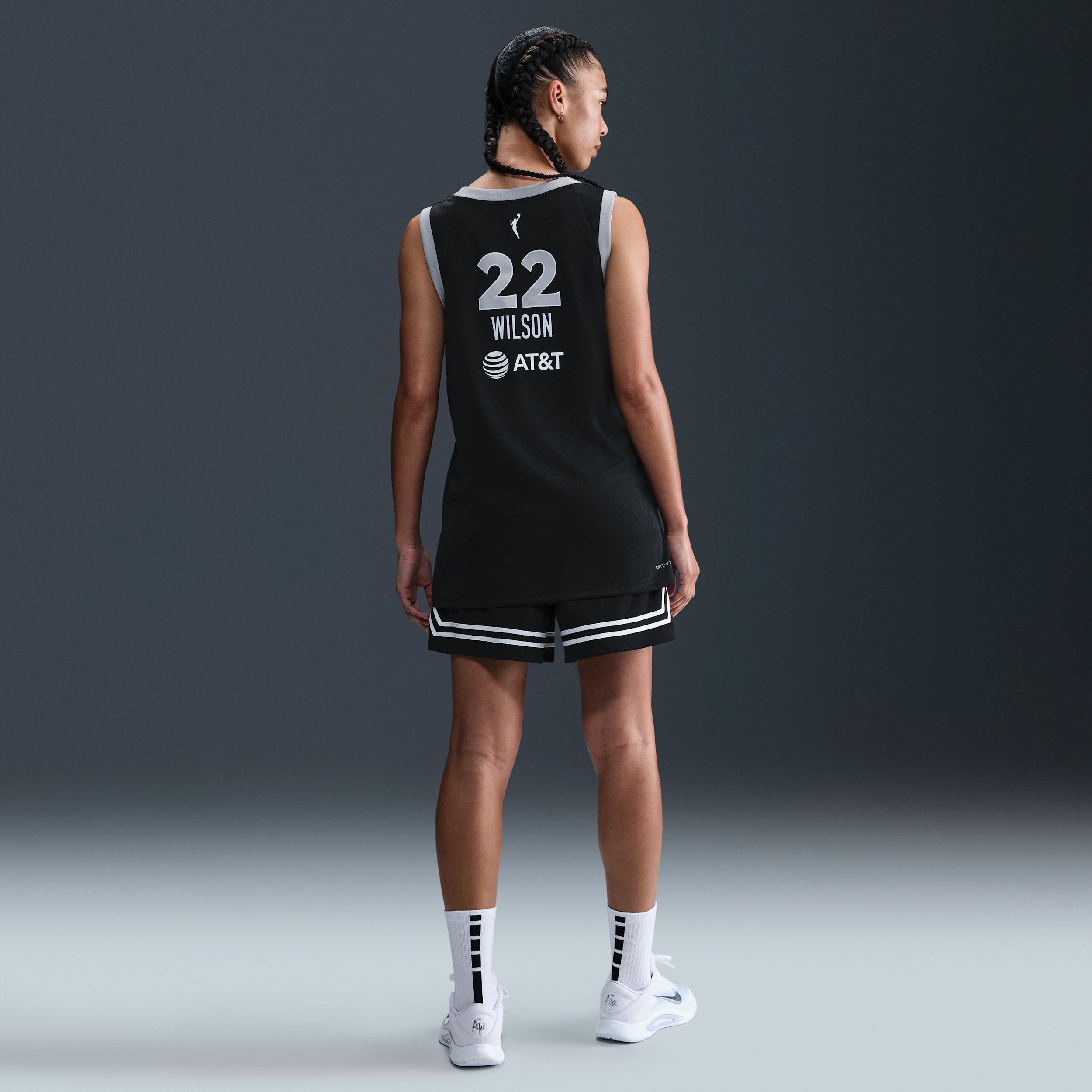 Aja Wilson Las Vegas Aces Nike Womens Dri-FIT WNBA Victory Jersey | HF0996-010 Product Image