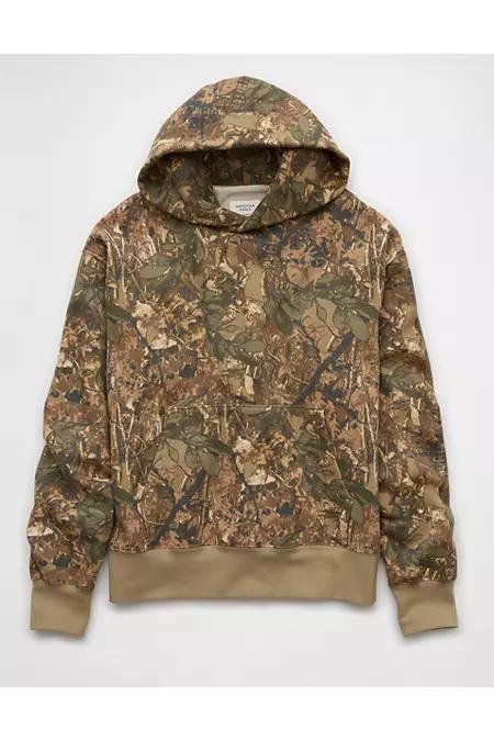 AE Heavyweight Fleece Camo Hoodie Mens Product Image