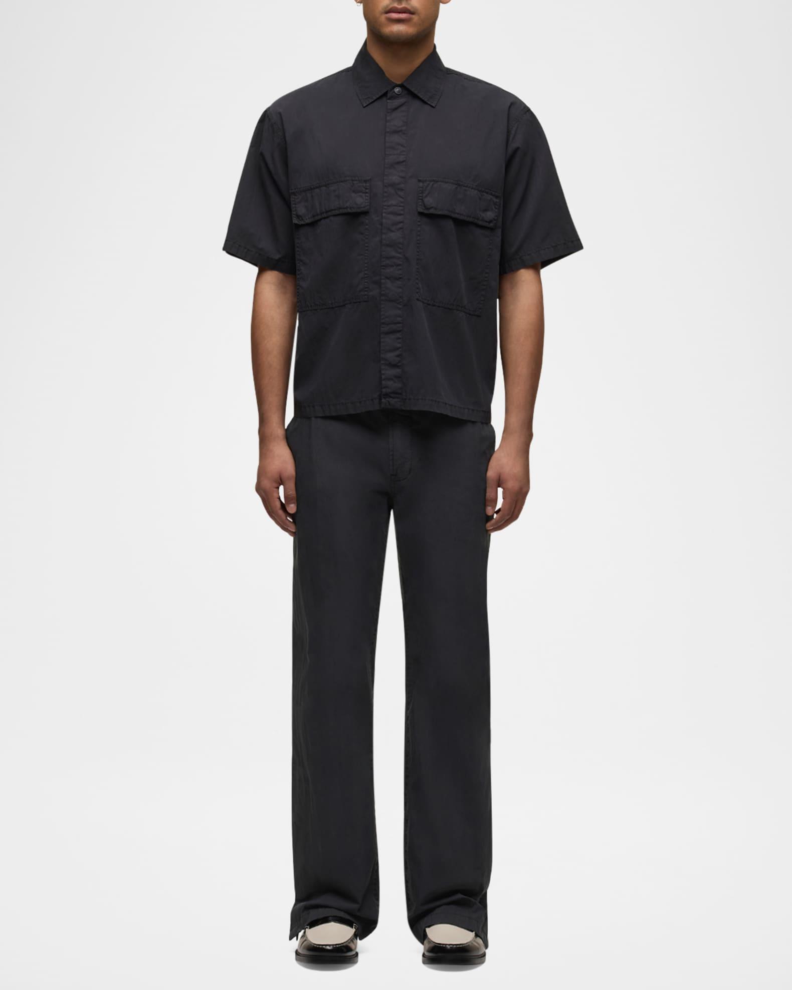 Men's Cotton-Blend Utility Shirt Product Image