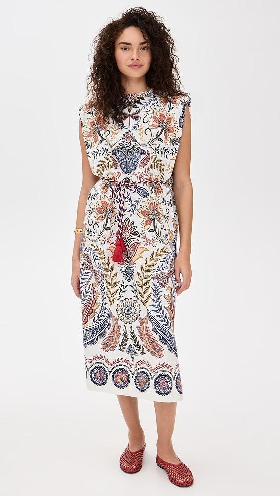 FARM Rio Glam Off-White Midi Dress | Shopbop Product Image