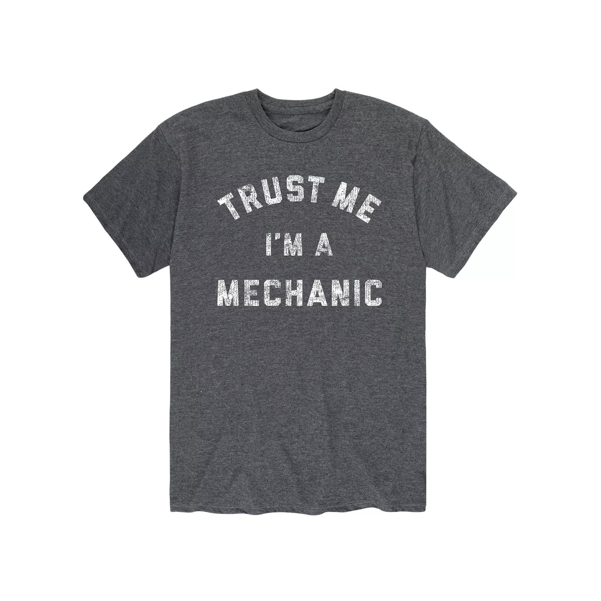 Men's Trust Me I'm A Mechanic Tee, Size: XXL, Heather Grey Product Image