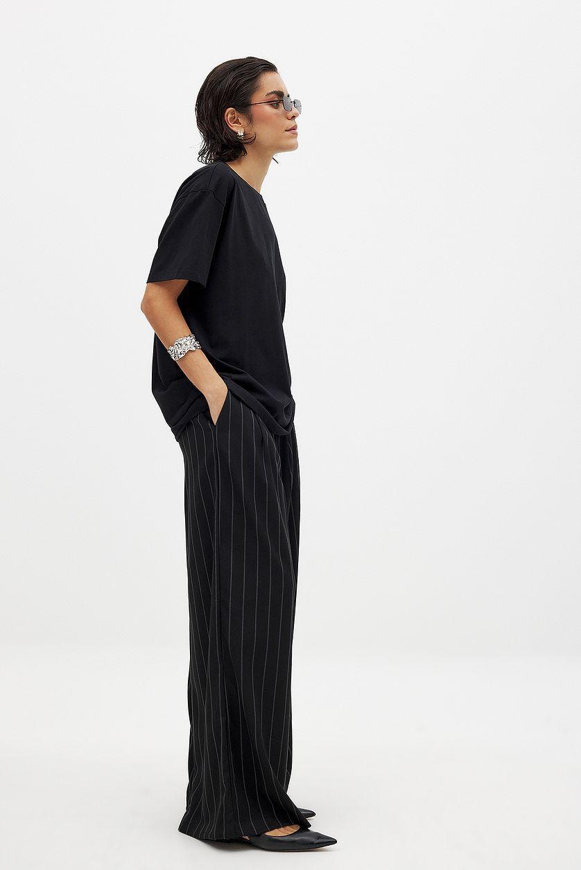 Round Neck Oversized Tee Product Image