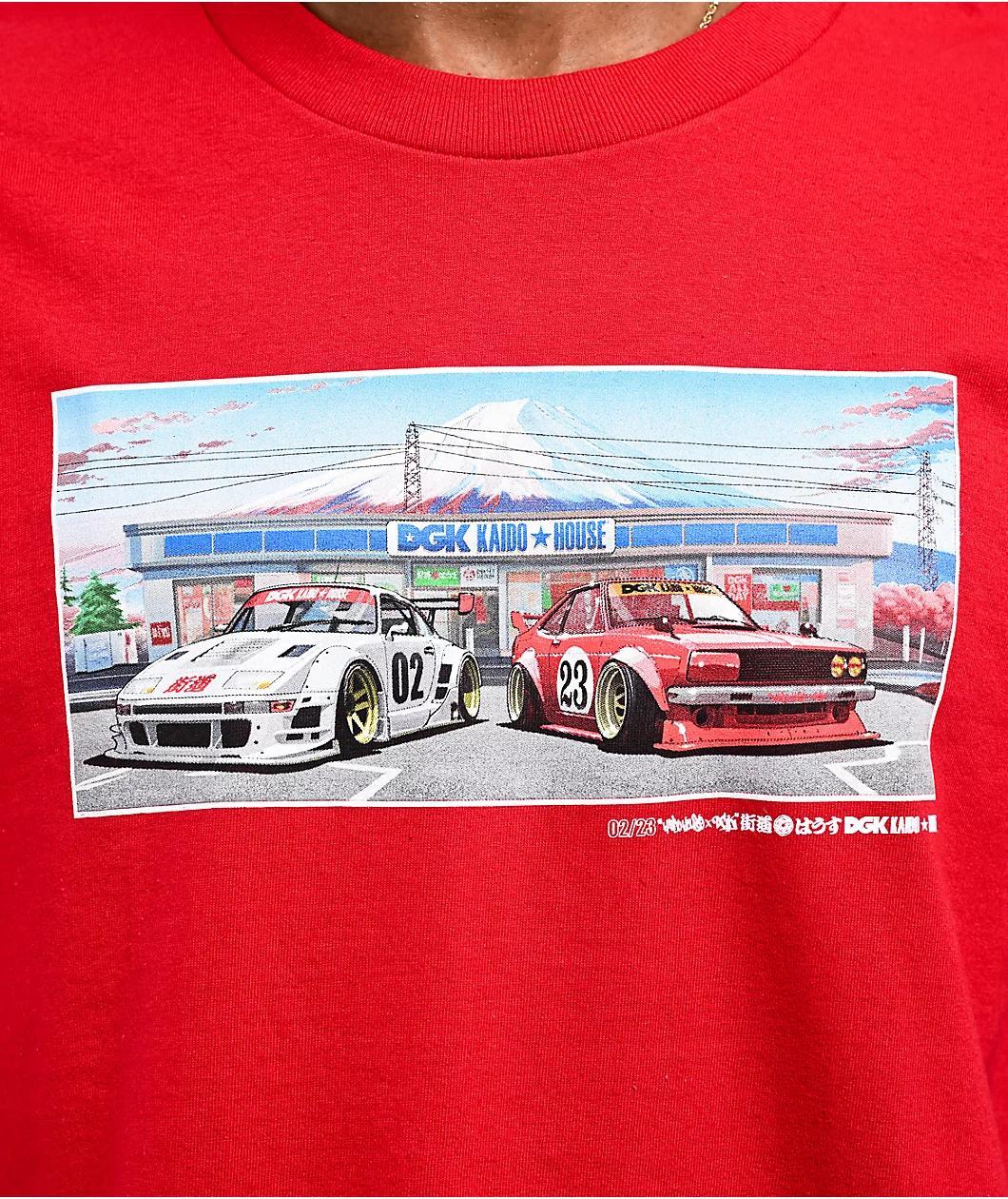 DGK x Kaido House Konbini Red T-Shirt Product Image
