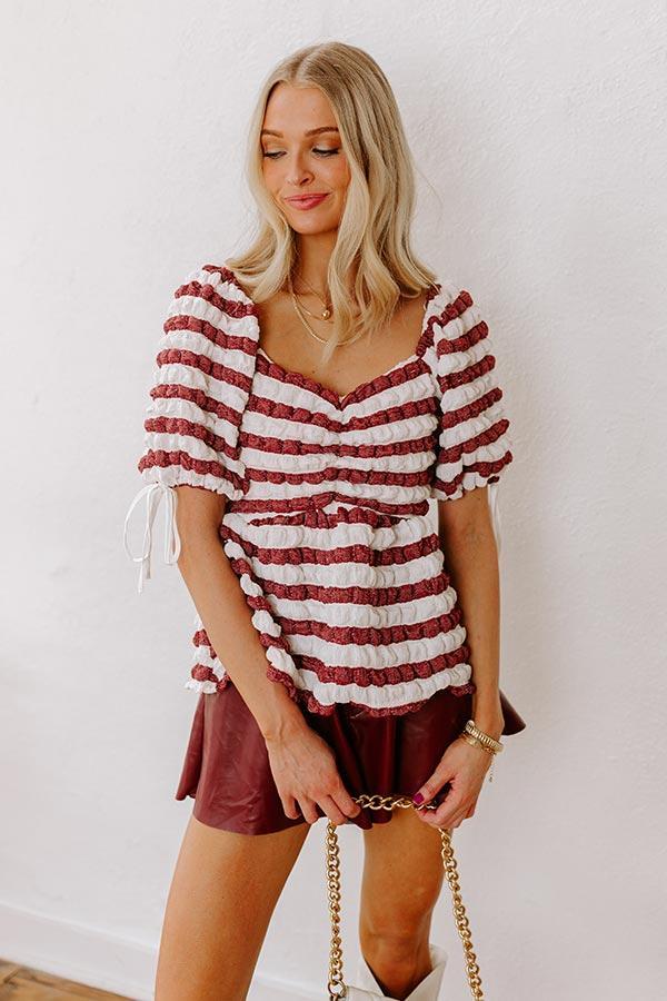 Sweet As Can Be Stripe Top Product Image