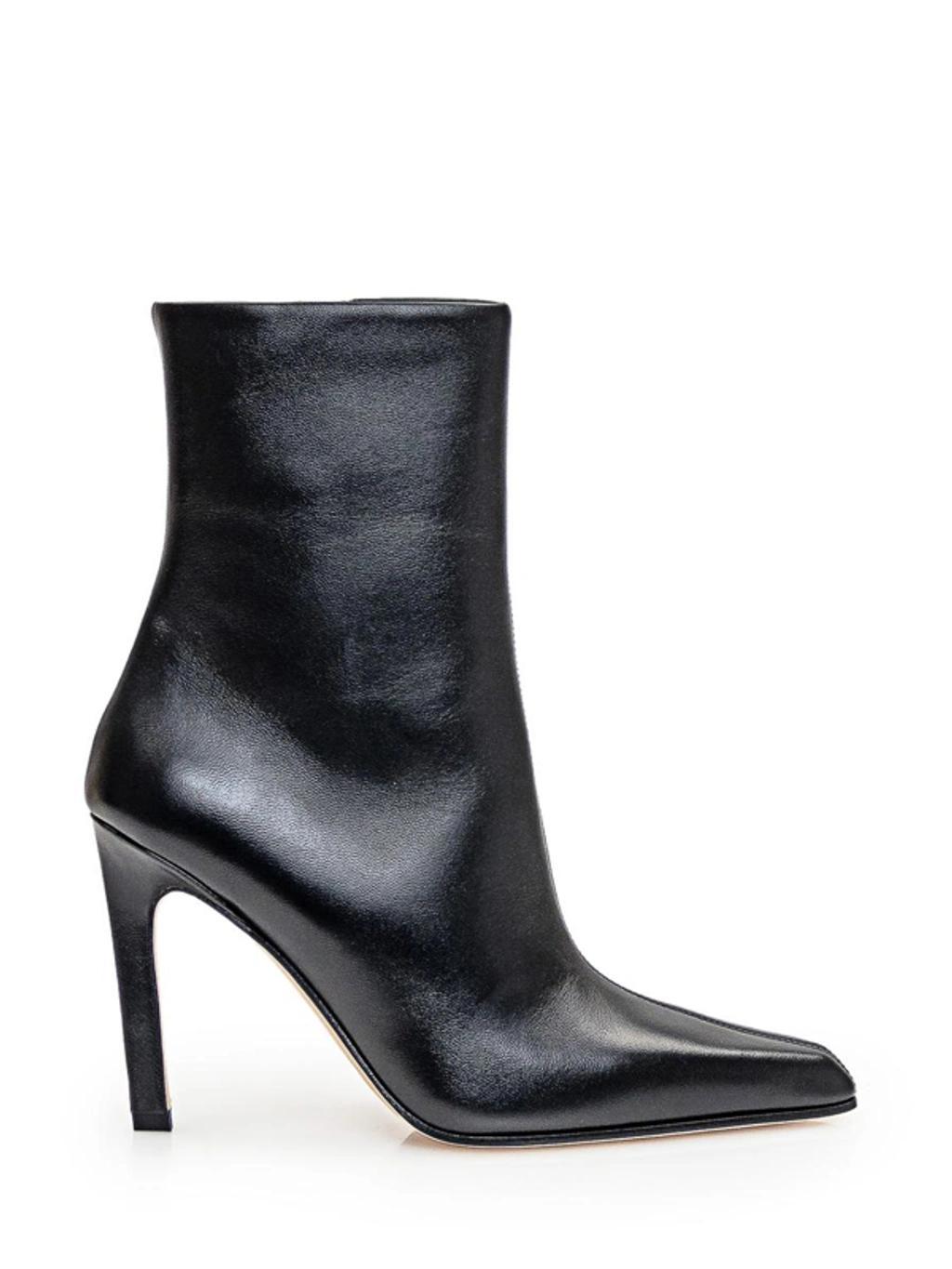 PARIS TEXAS Jude Leather Ankle Boots In Black Product Image