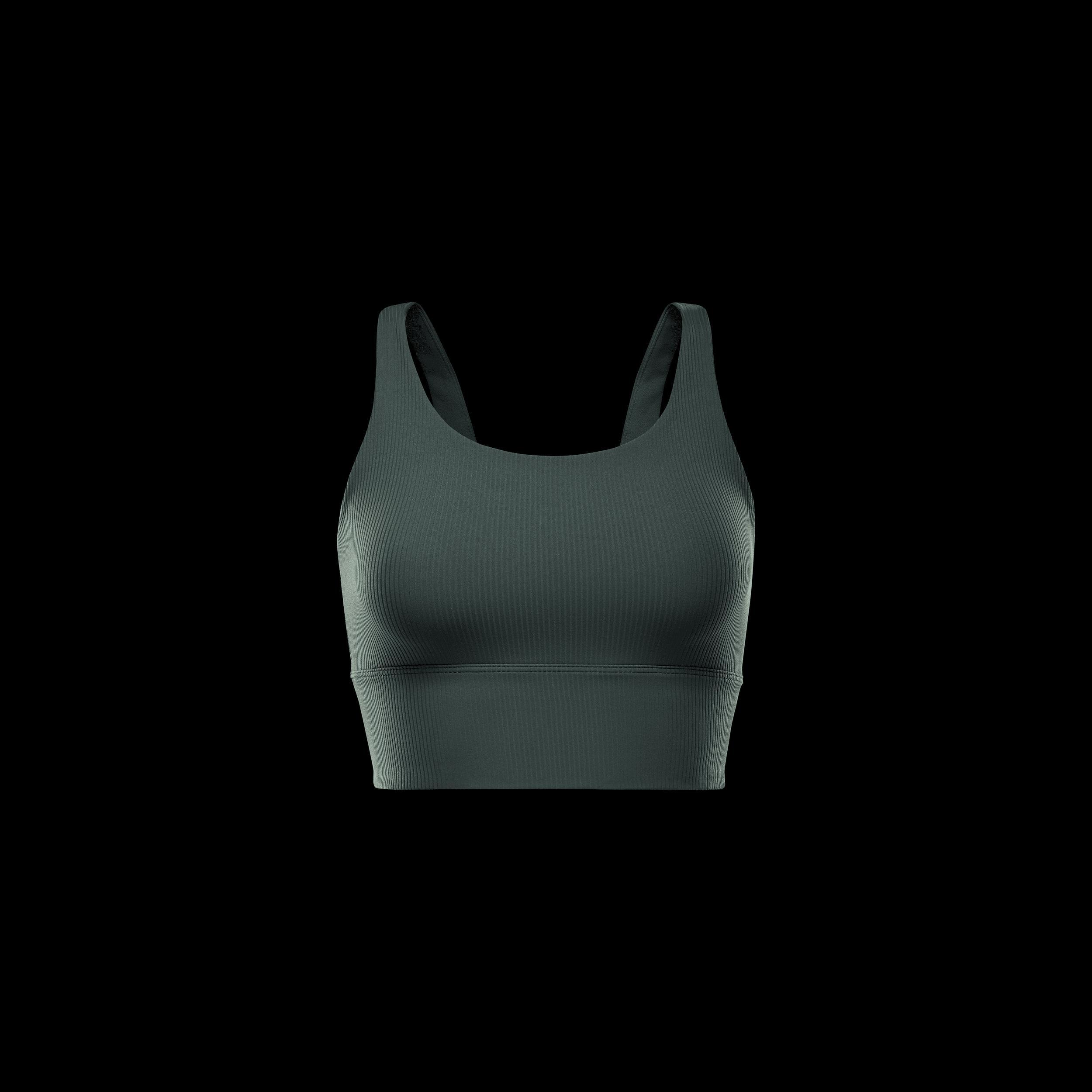 Nike Women's Zenvy Rib Light-Support Padded Longline Sports Bra Product Image