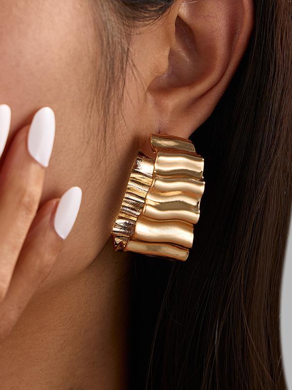 Geometric Drop Earrings Product Image