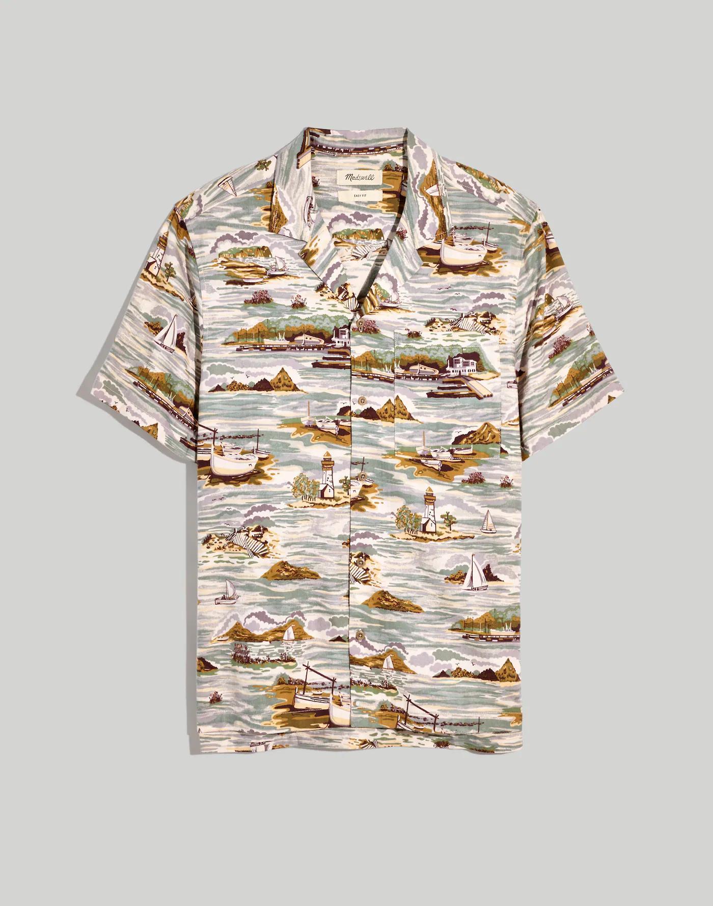 Boxy Short-Sleeve Shirt Product Image