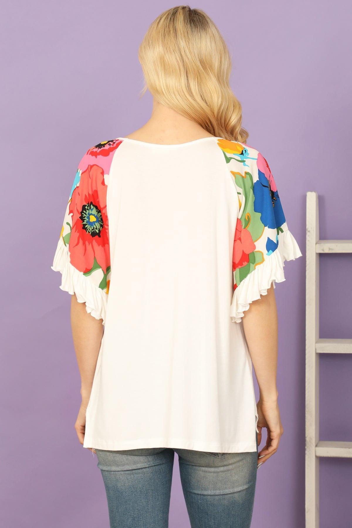 Fancy Sleeve Perfect Tee Product Image