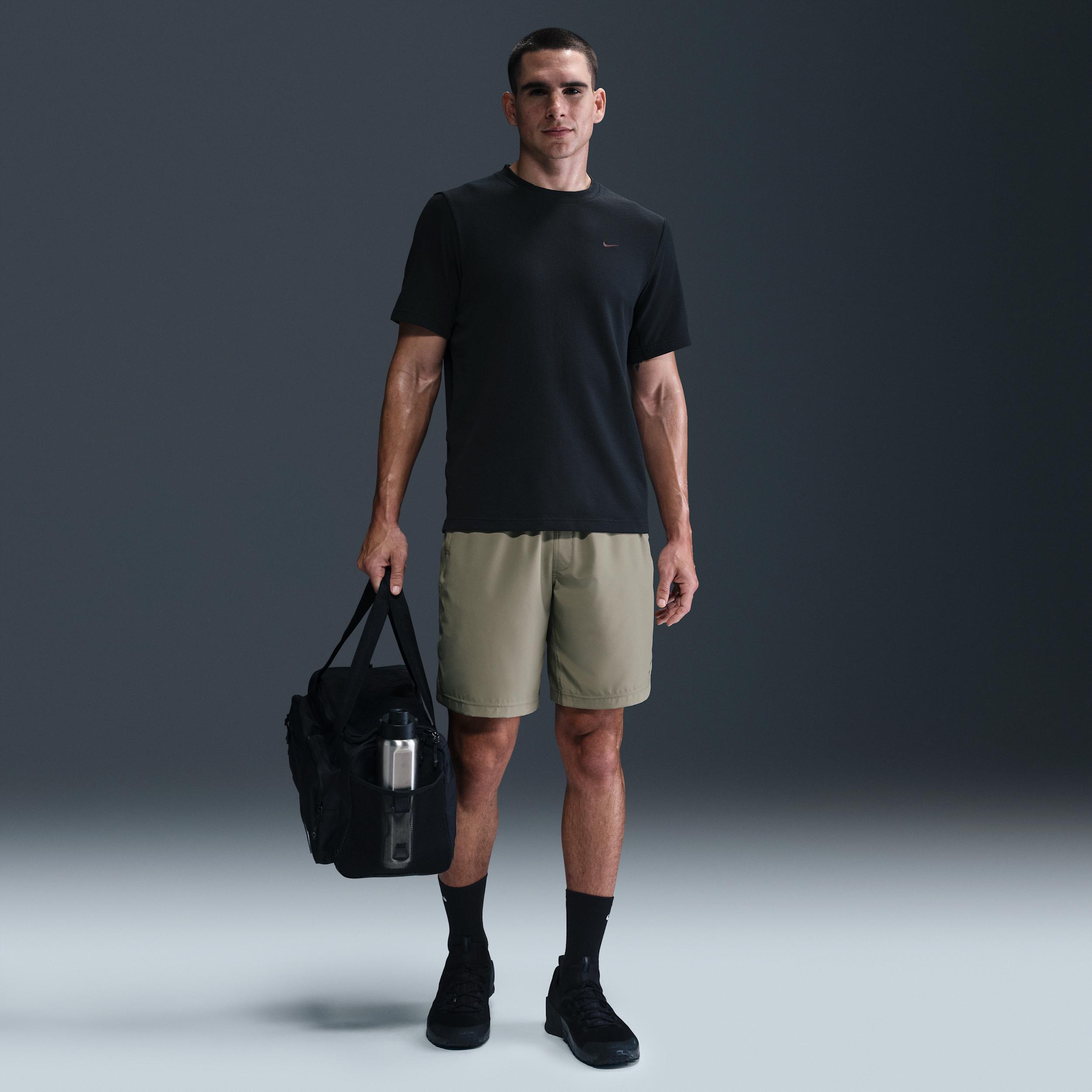 Nike Mens Primary Dri-FIT Seersucker Short-Sleeve Versatile Top | HJ4043-006 Product Image