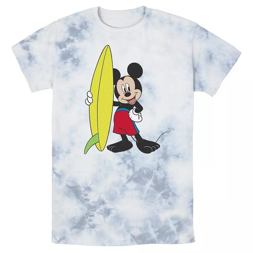 Men's Disney Mickey Mouse Surfer Outfit Wash Tee,  Product Image