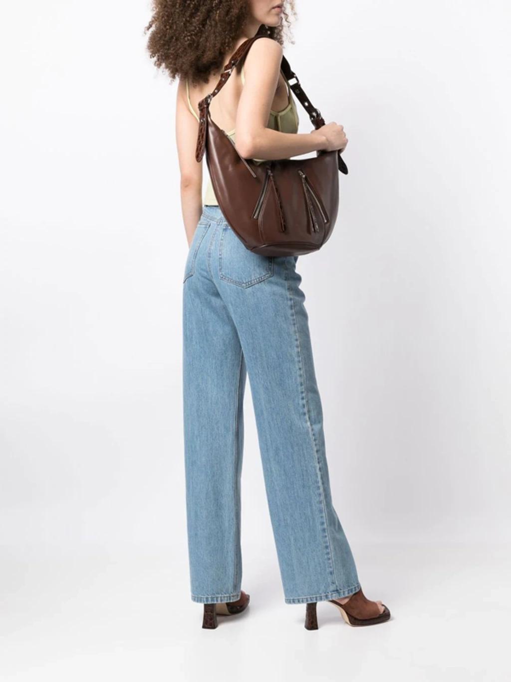 BY FAR Brown Story Shoulder Bag Product Image