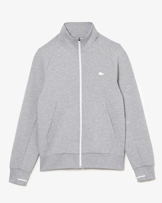 Men's High-Neck Zip-Up Sweatshirt Product Image