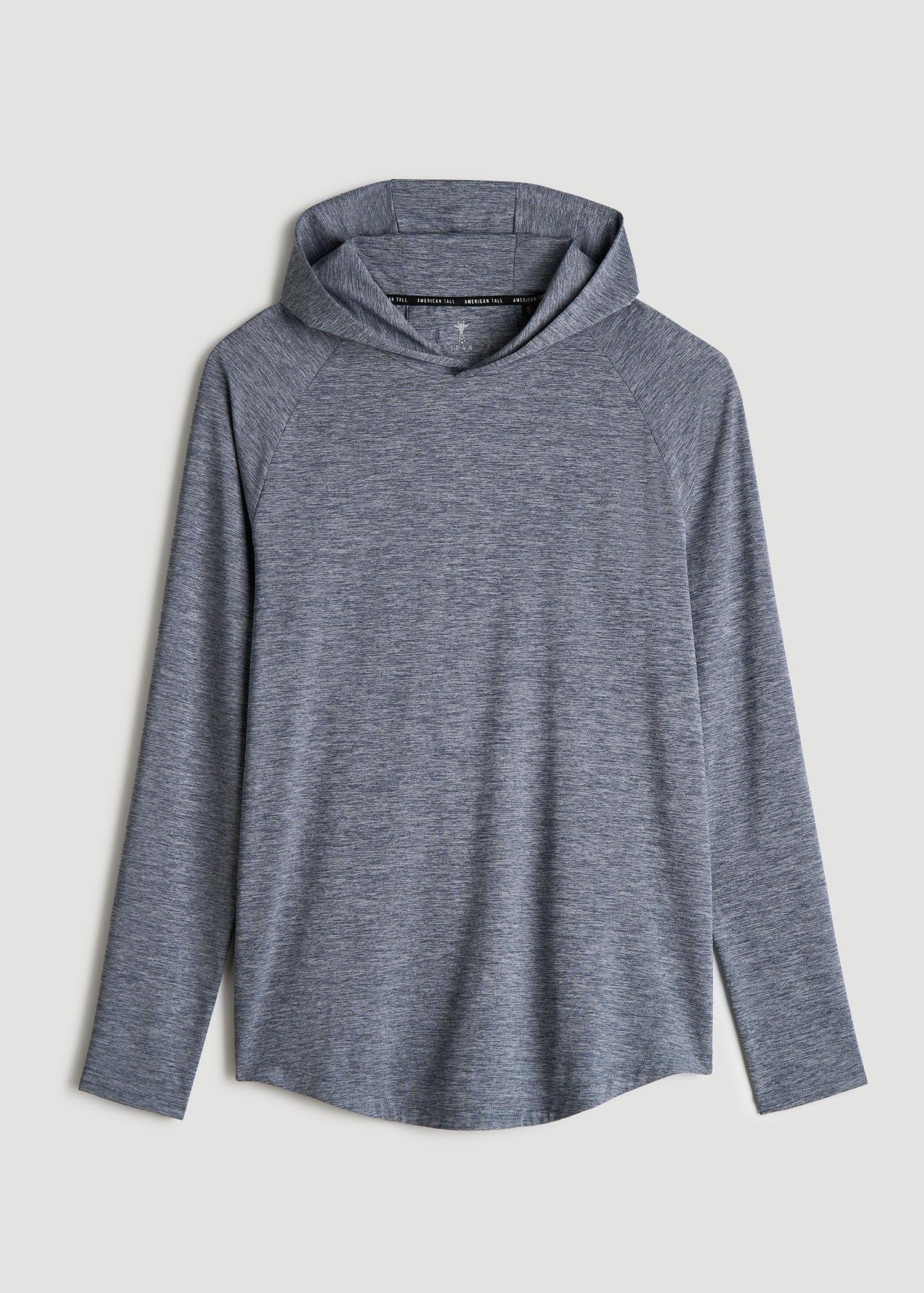 A.T. Performance Training Hoodie for Tall Men in Navy Space Dye Male Product Image