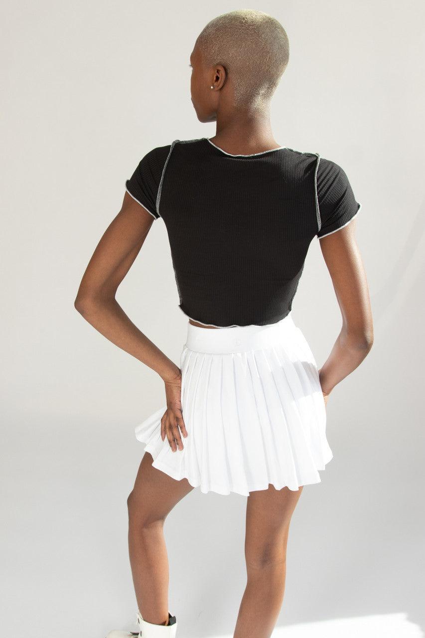 Floral Cupid Ribbed Graphic Tee Product Image