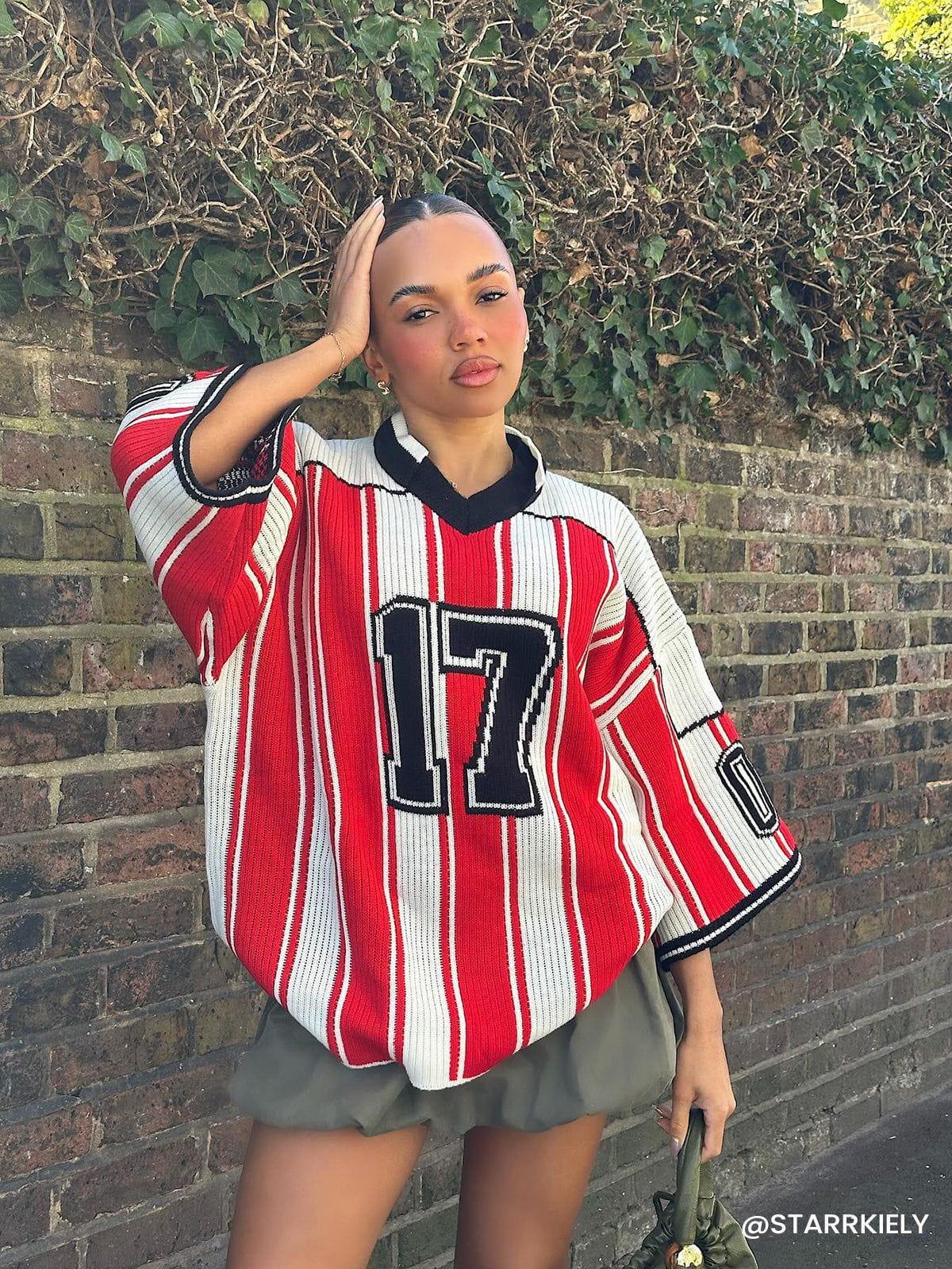 Aelfric Eden 17 Stripe Football  Knit Product Image