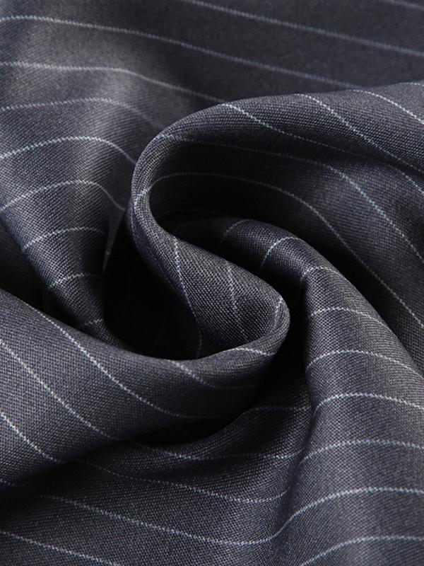 Striped Contrasting Color Drape Suit Pants With A Stylish Waistband And Casual Long Pants Product Image