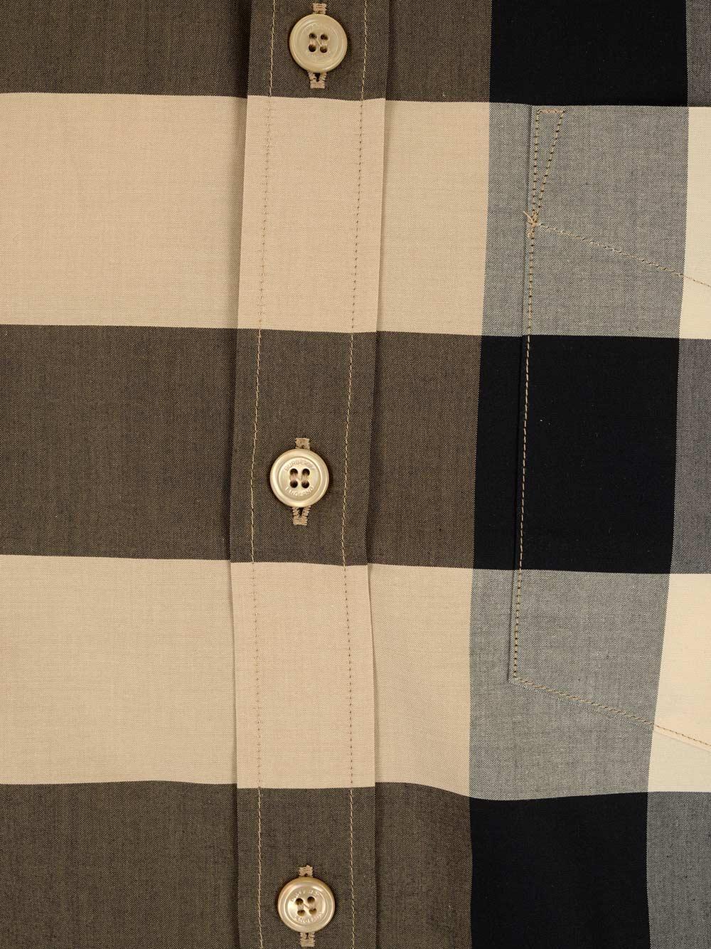 checkered cotton shirt Product Image