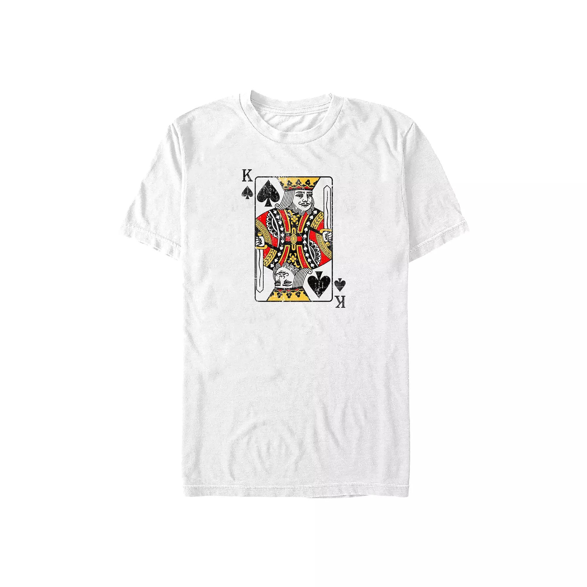 Big & Tall King Of Spades Card Graphic Tee, Men's,  Product Image