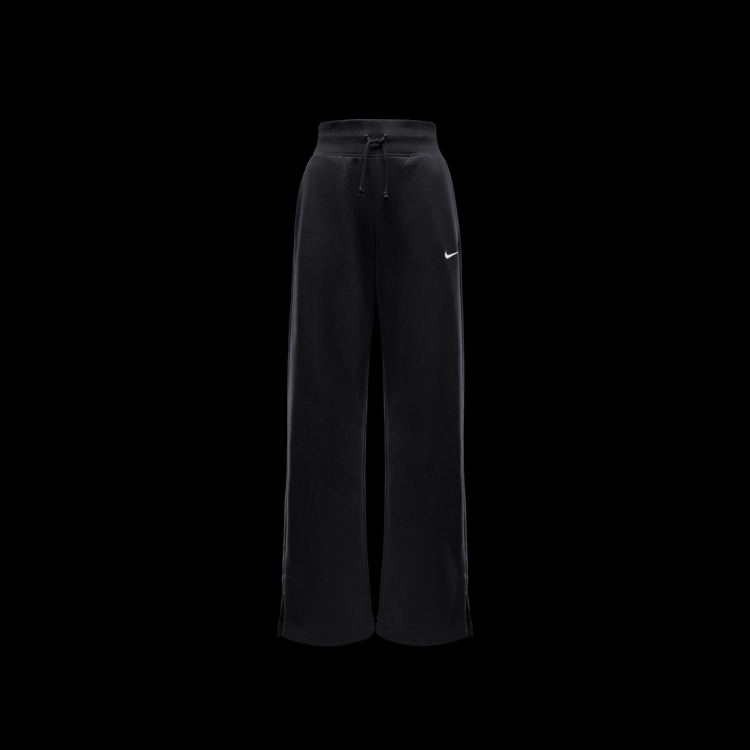 Womens Nike Sportswear Phoenix Fleece High-Waisted Wide-Leg Sweatpants | DQ5615-010 Product Image
