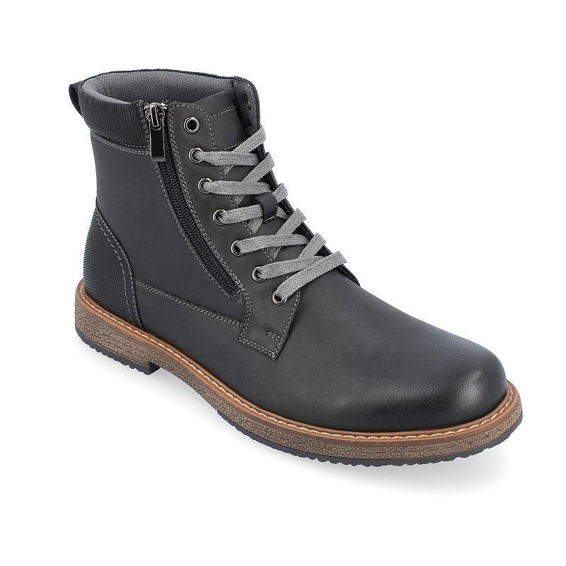 VANCE Metcalf Mens Ankle Boots Grey Product Image