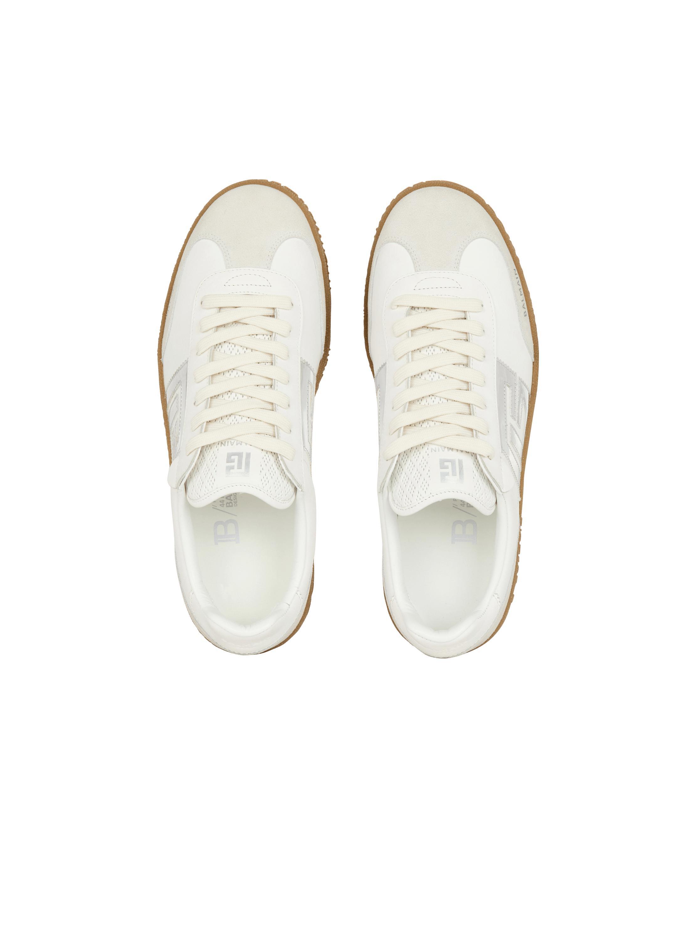 Calfskin Balmain Swan trainers Product Image