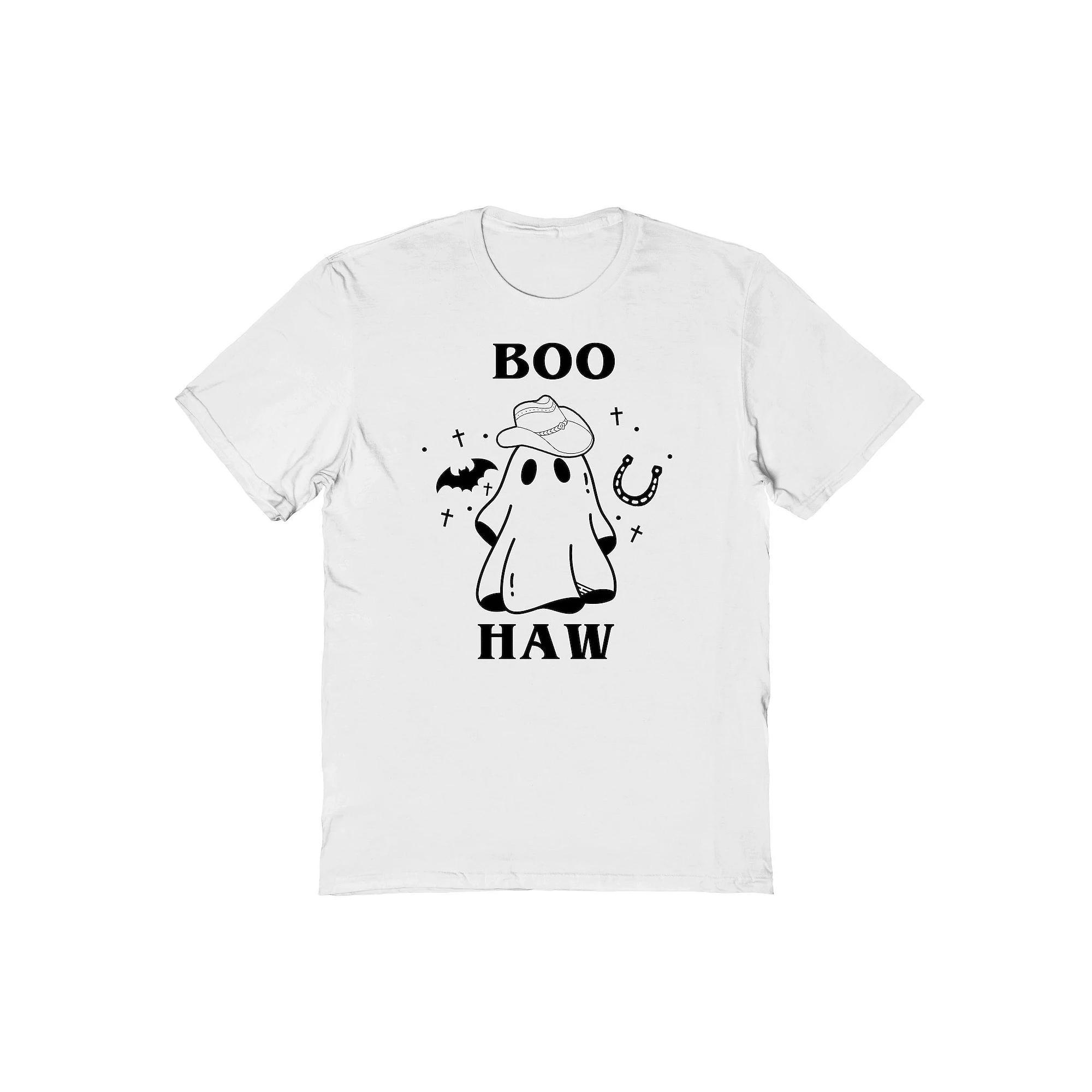 Men's Boo Haw Halloween Graphic Tee, Size: XXL, White Product Image