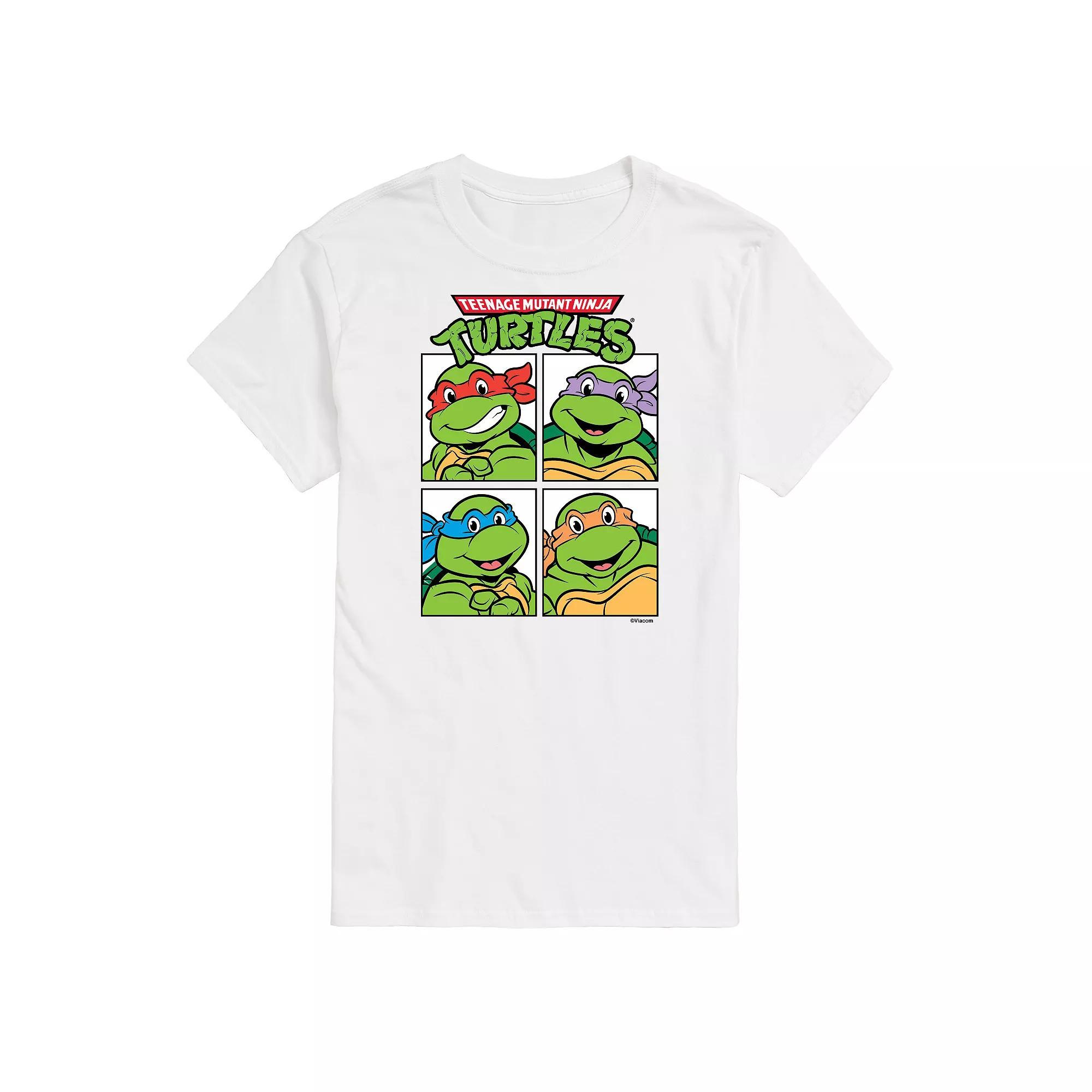 Big & Tall Avatar TMNT Group Graphic Tee, Men's, Size: 4XL Tall, White Product Image