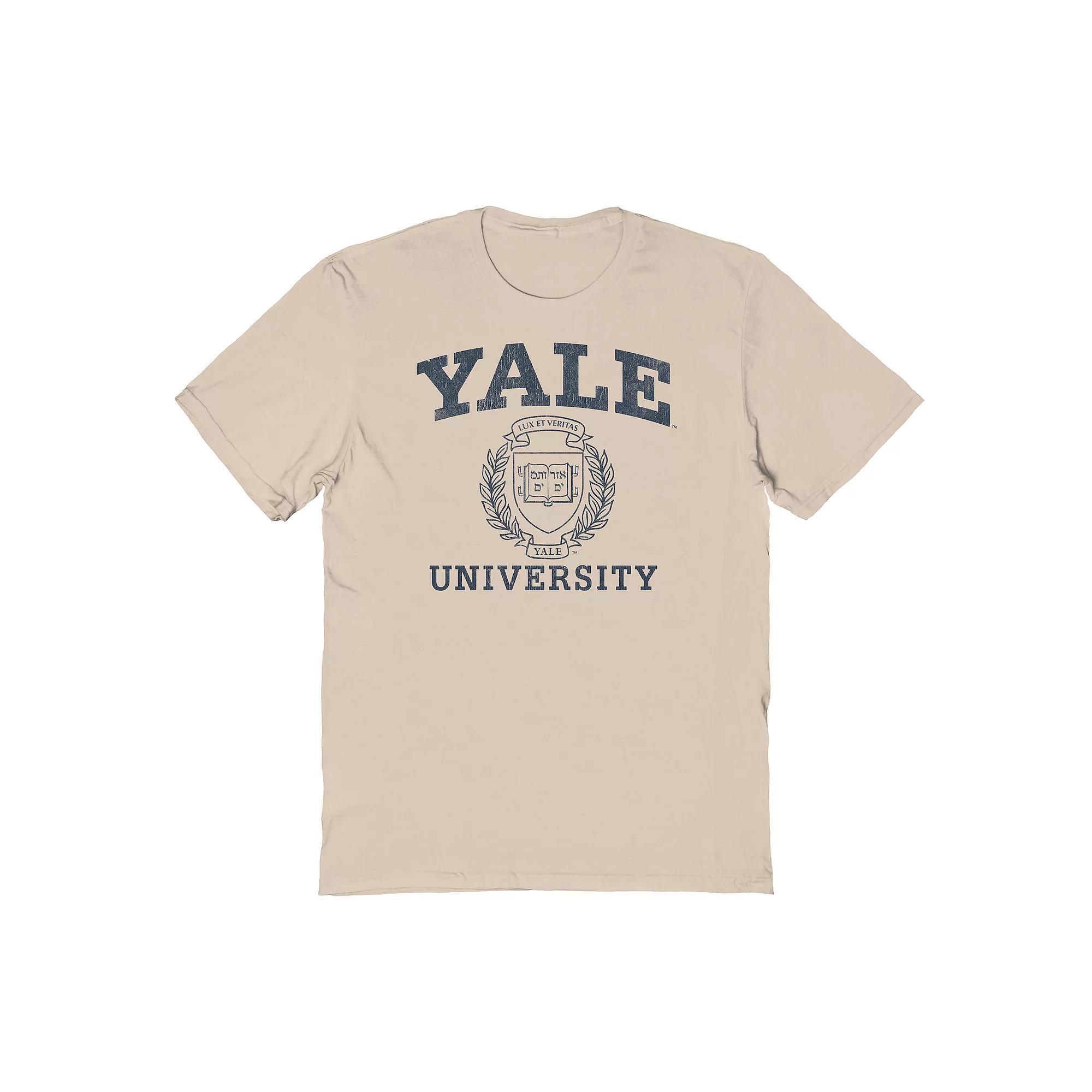 Mens Big Yale Graphic Tee Brown Product Image