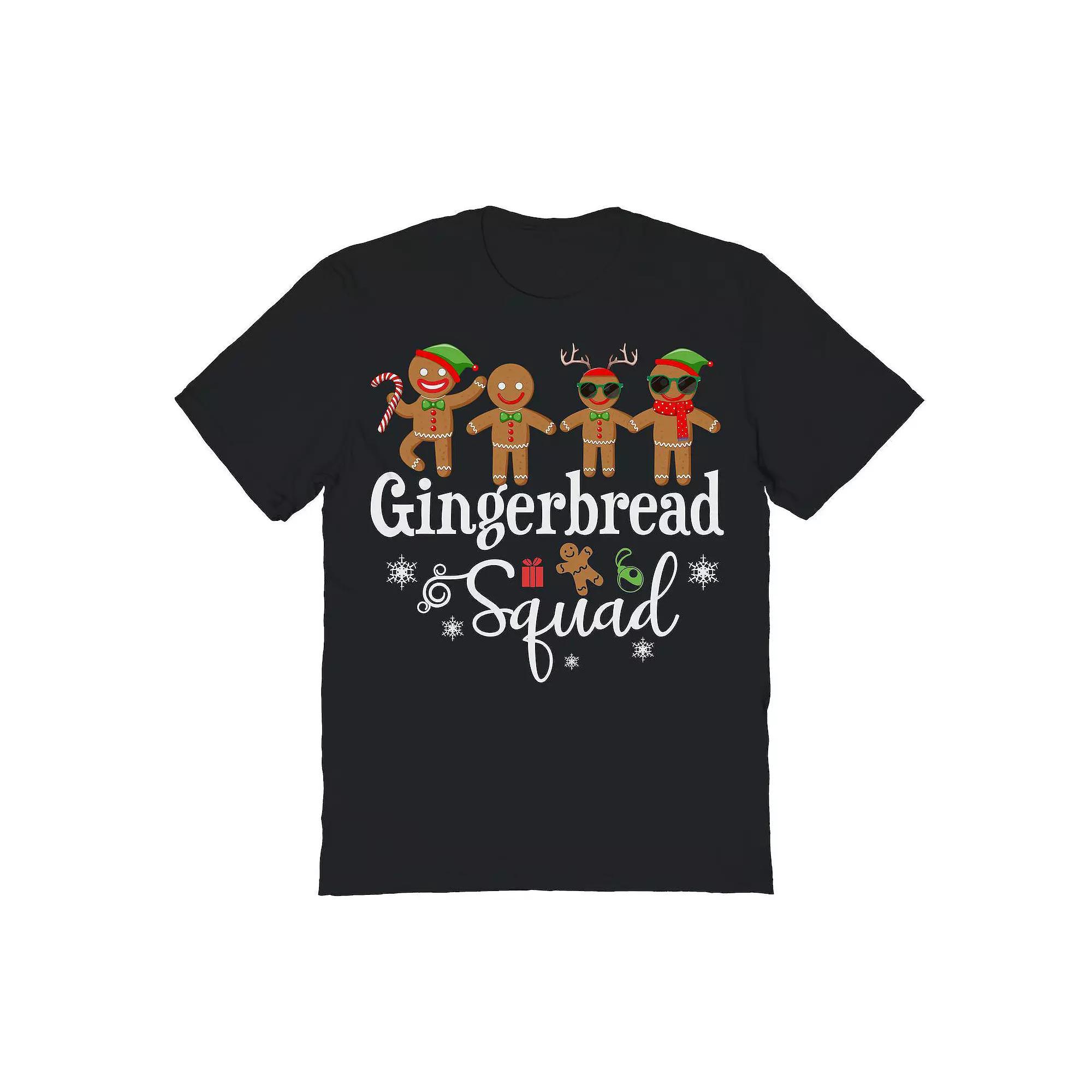 Men's Gingerbread Squad Christmas Graphic Tee, Adult Unisex,  Product Image