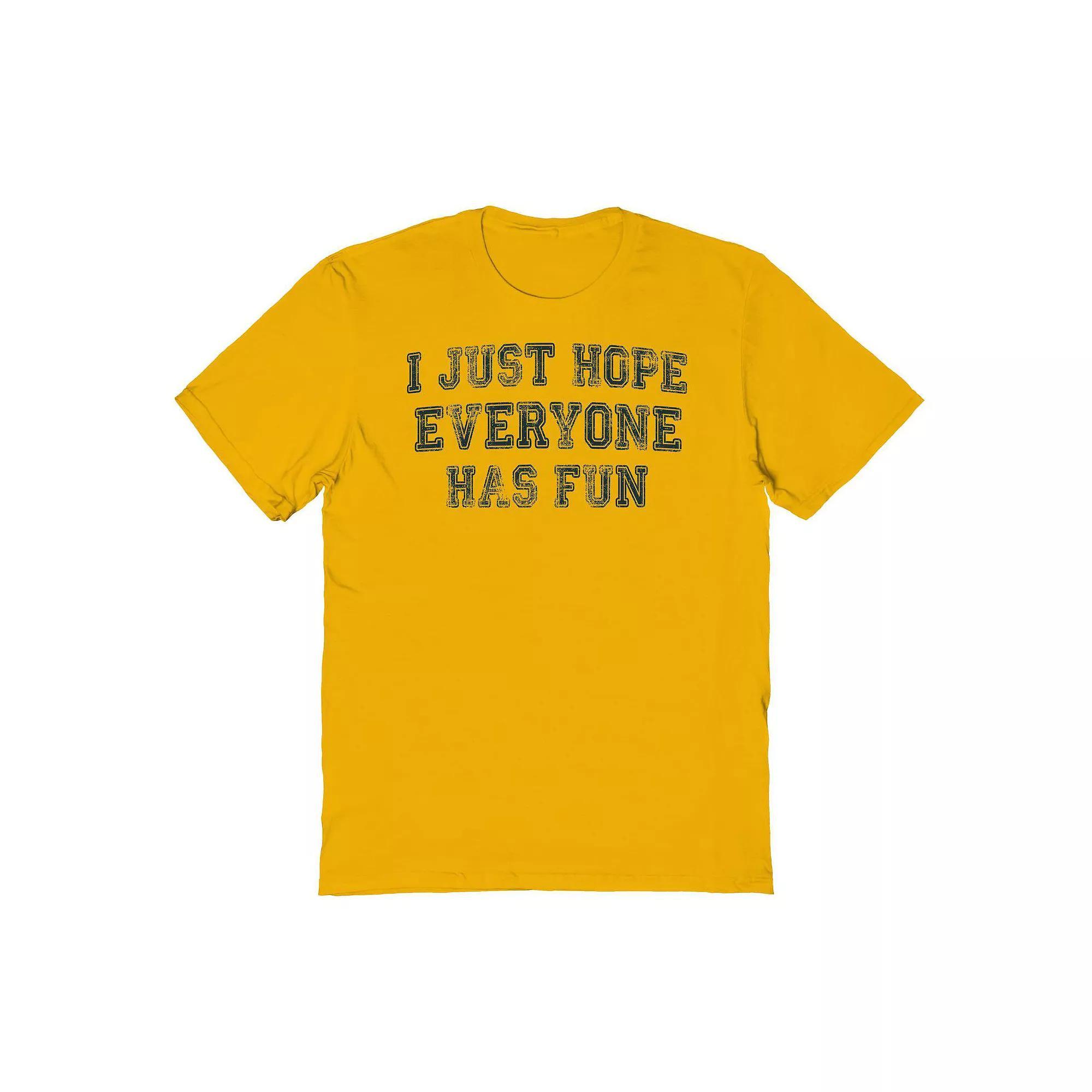 Men's Duke & Sons I Hope Everyone Has Fun Graphic Tee, Size: XL, Gold Green Product Image